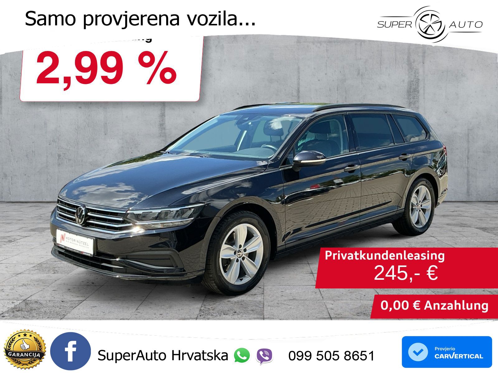 Volkswagen Passat Variant 2.0 TDI (150 KS) DSG LED+GR SJED+ACC