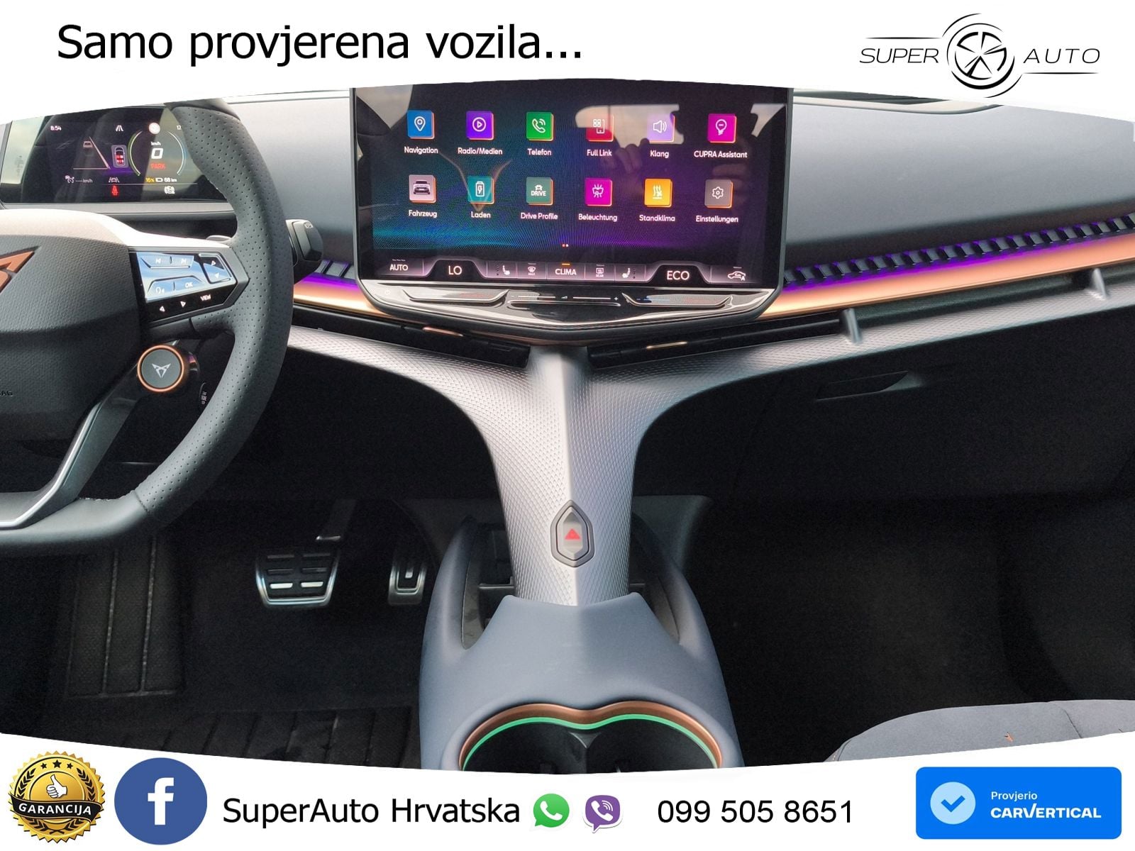Cupra Tavascan 82 kWh (286 KS) LED+GR SJED+ACC
