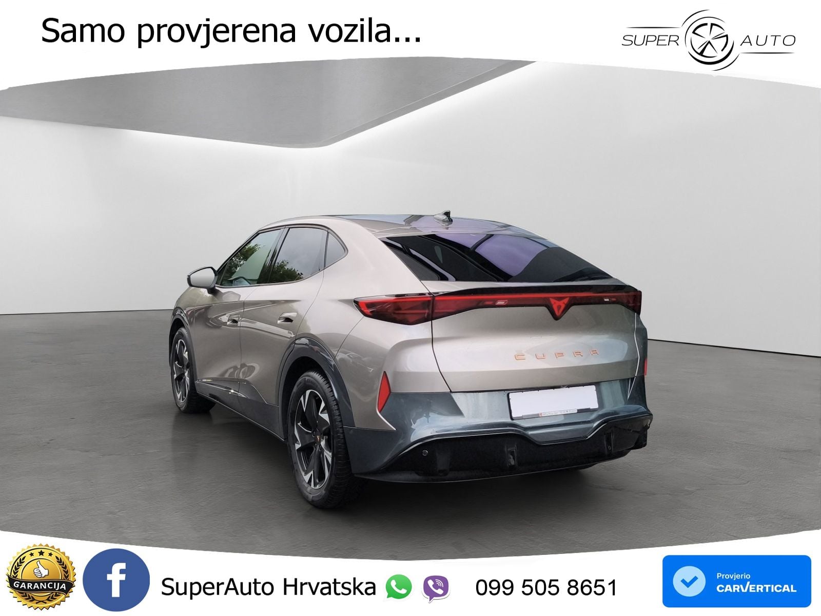 Cupra Tavascan 82 kWh (286 KS) LED+GR SJED+ACC