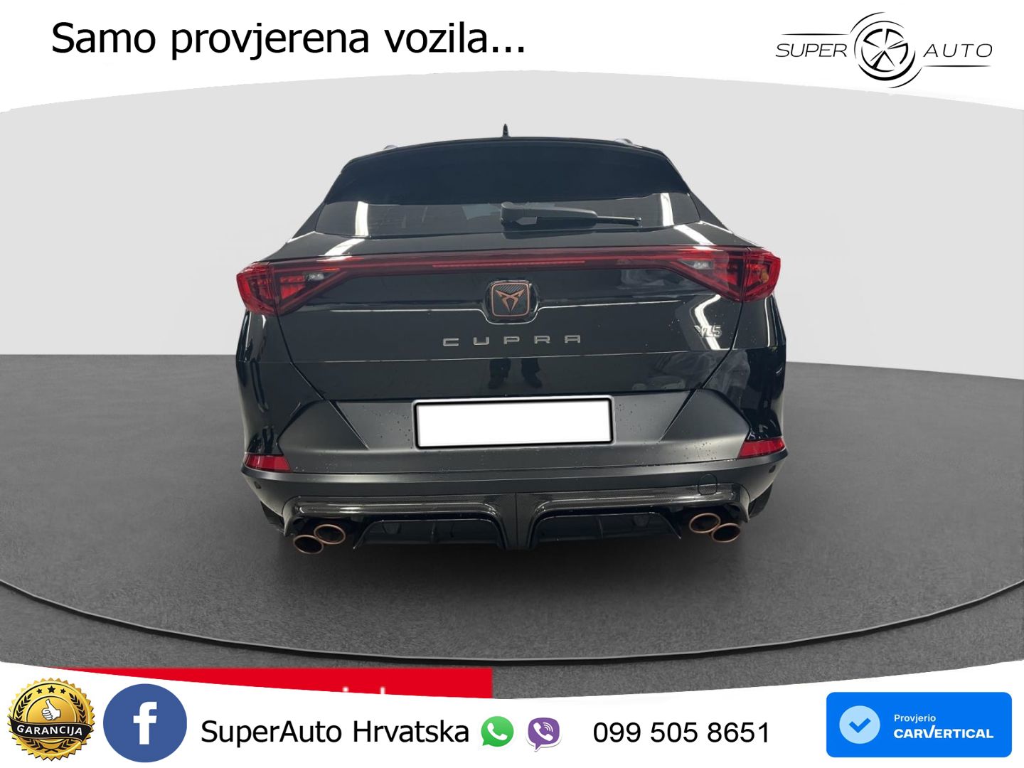 Cupra Formentor VZ5 2.5 TSI (390 KS) 4Drive DSG LED+GR SJED+ACC