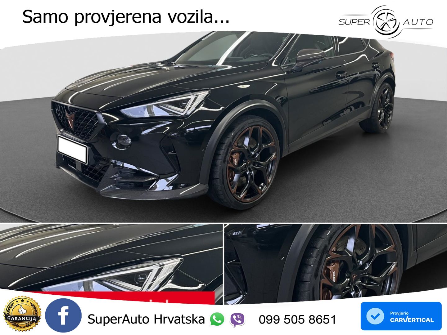 Cupra Formentor VZ5 2.5 TSI (390 KS) 4Drive DSG LED+GR SJED+ACC