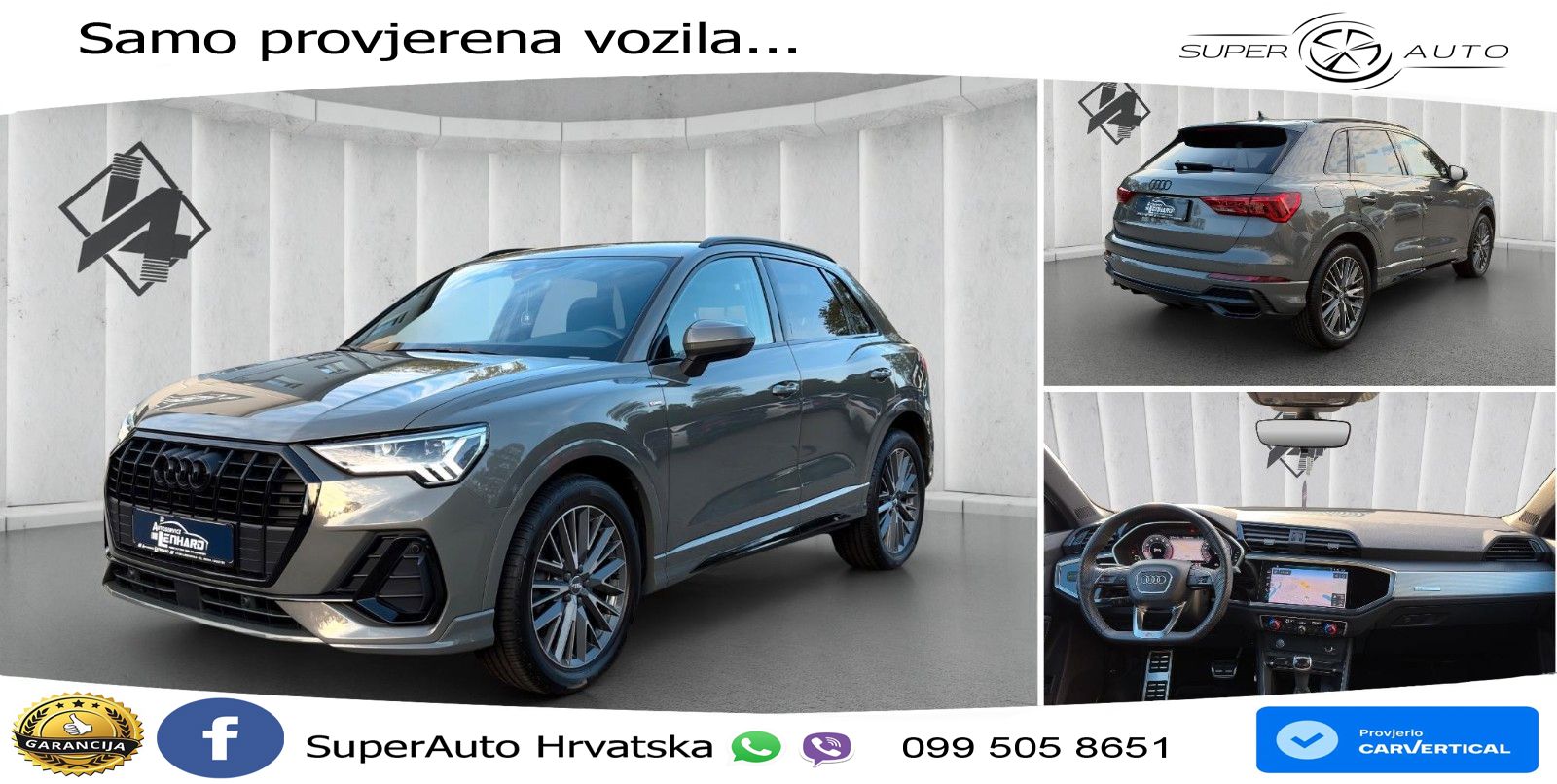Audi Q3 35 TFSI (150 KS) S tronic S line LED+GR SJED+ACC