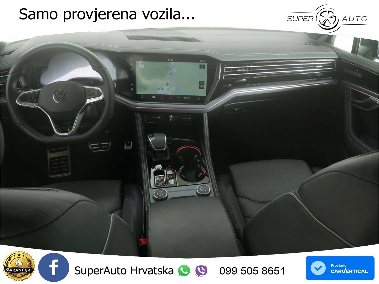 Volkswagen Touareg 3.0 V6 TDI (286 KS) 4MOTION Tiptronic ZRAČNI+ACC+GR SJED+KAM+PANO