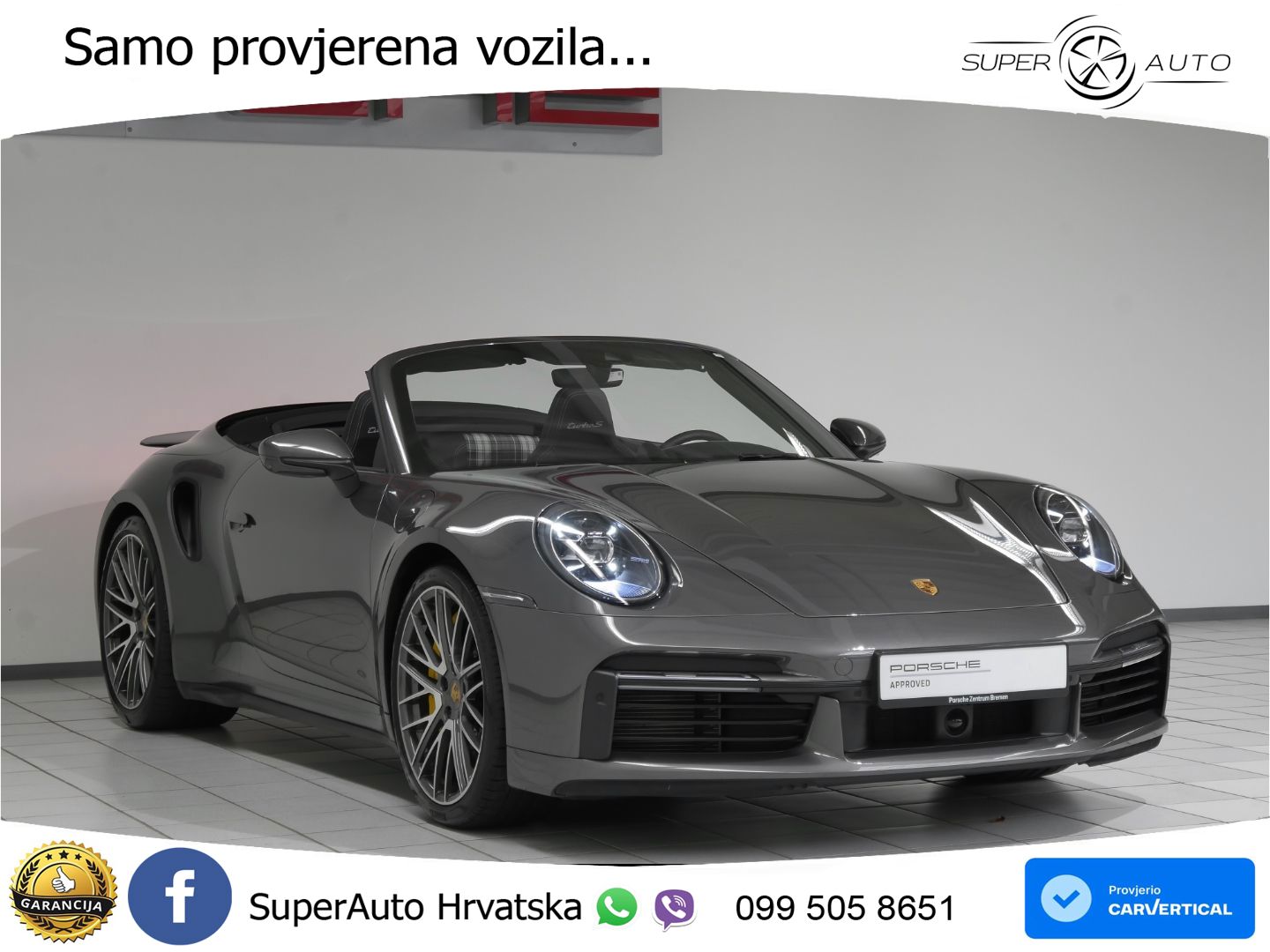 Porsche 911 Turbo S Cabriolet 3.8 (650 KS) PDK MATRIX+GR SJED+KAM