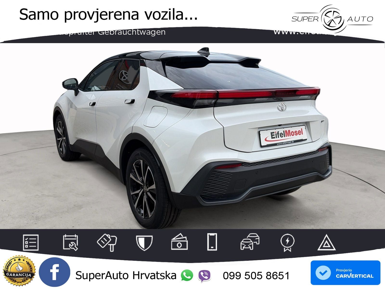 Toyota C-HR 1.8 (140 KS) Hybrid e-CVT Teamplayer LED+GR SJED+ACC