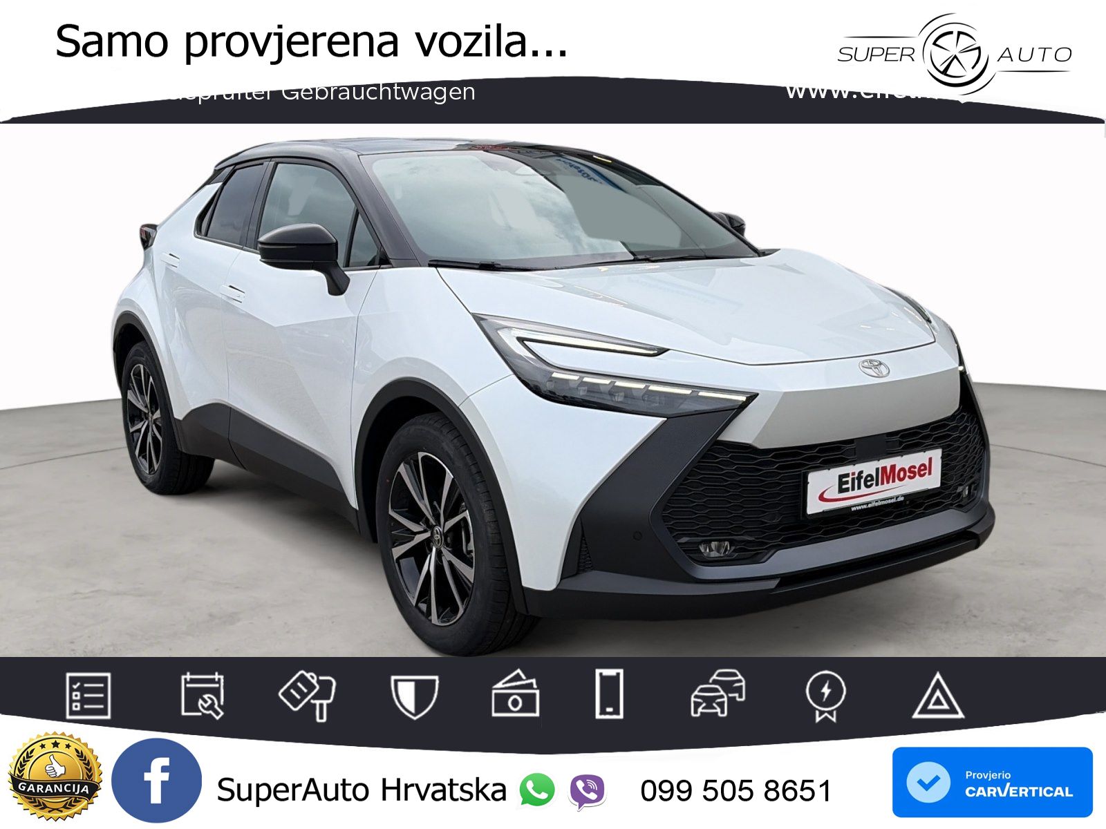 Toyota C-HR 1.8 (140 KS) Hybrid e-CVT Teamplayer LED+GR SJED+ACC