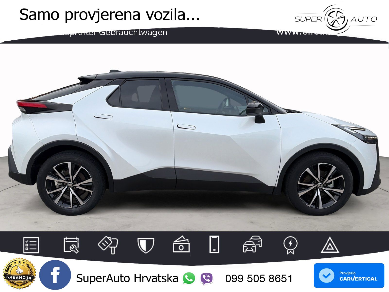 Toyota C-HR 1.8 (140 KS) Hybrid e-CVT Teamplayer LED+GR SJED+ACC