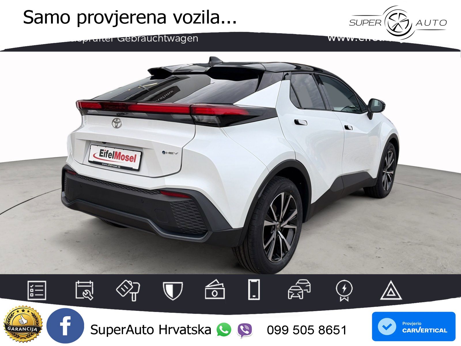 Toyota C-HR 1.8 (140 KS) Hybrid e-CVT Teamplayer LED+GR SJED+ACC