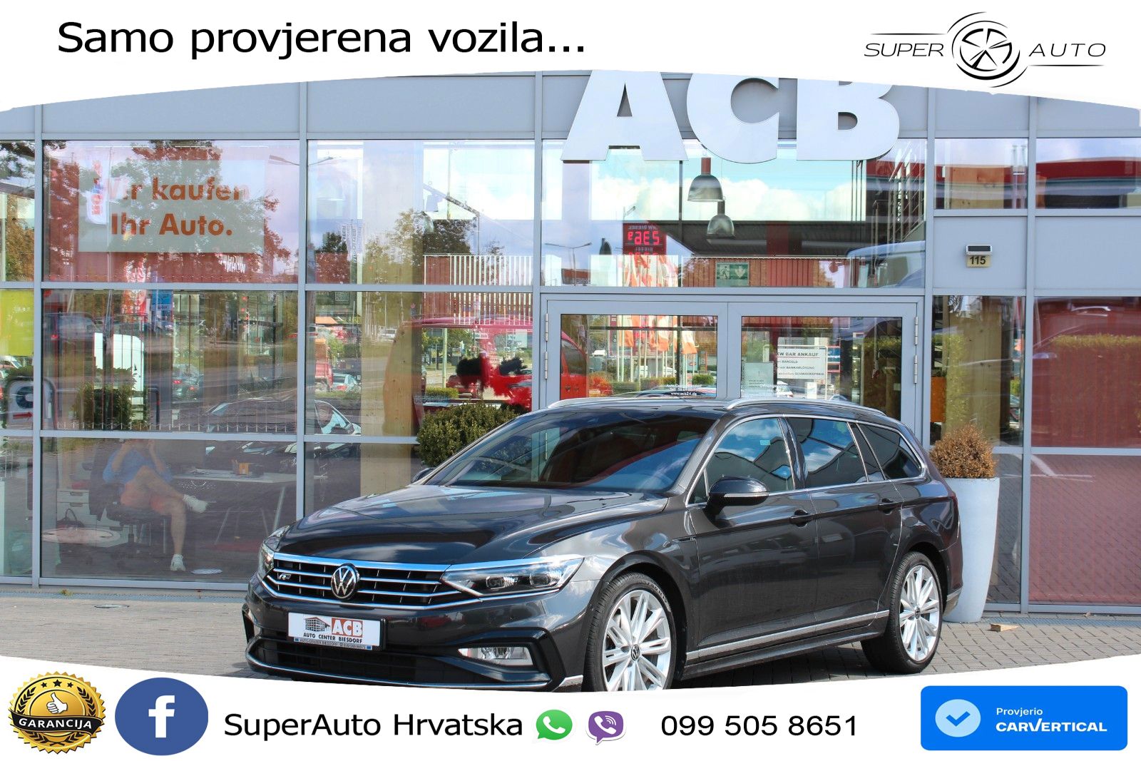Volkswagen Passat Variant 2.0 TDI (150 KS) DSG R-Line LED+GR SJED+ACC