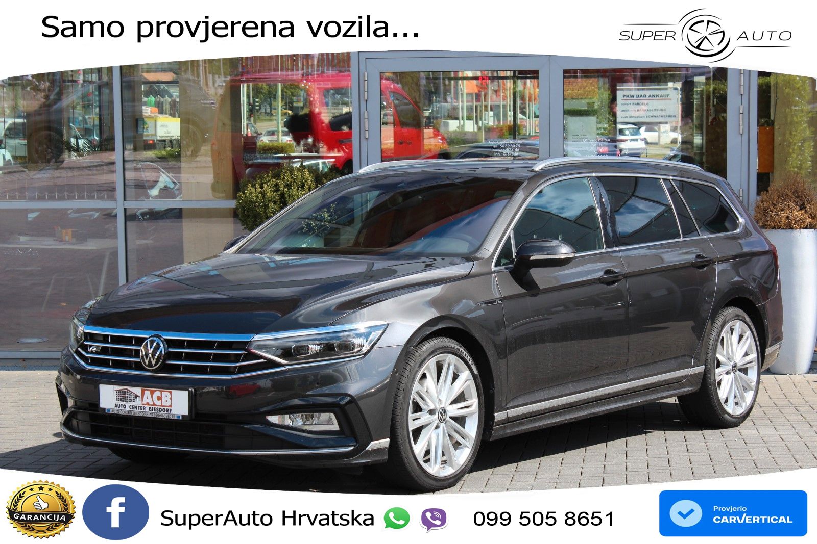 Volkswagen Passat Variant 2.0 TDI (150 KS) DSG R-Line LED+GR SJED+ACC