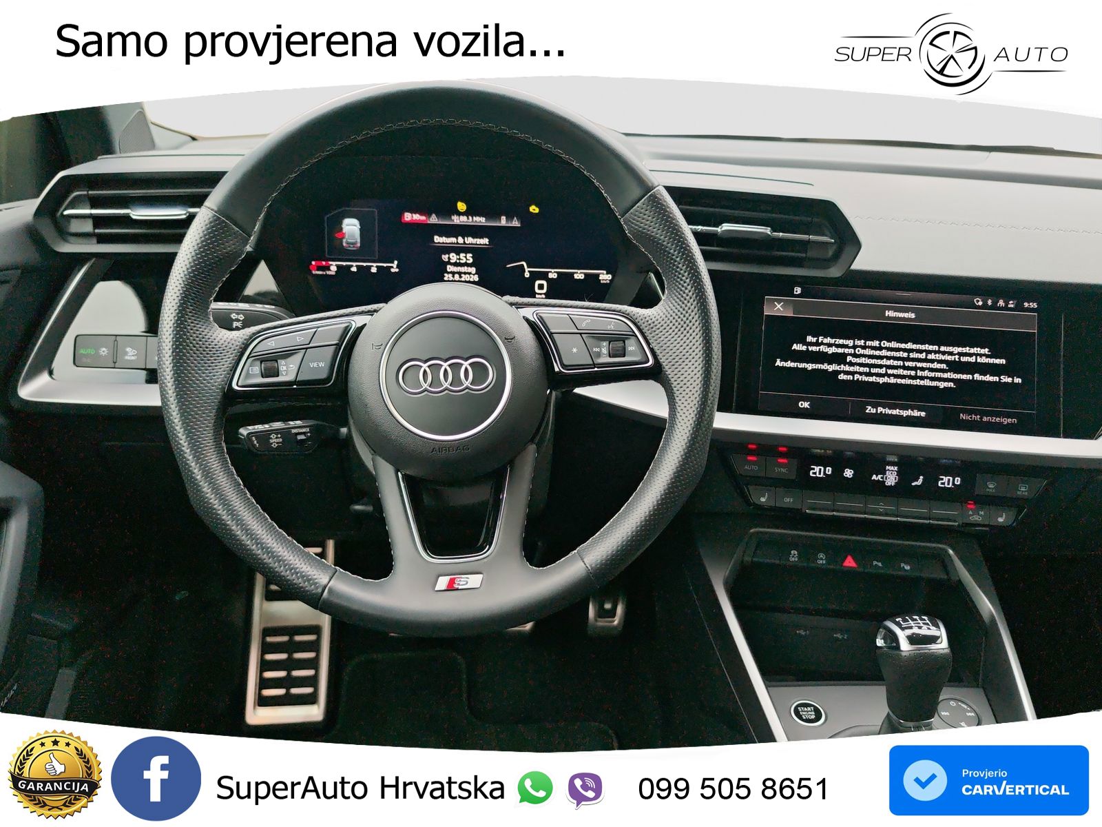 Audi A3 35 TFSI (150 KS) S line