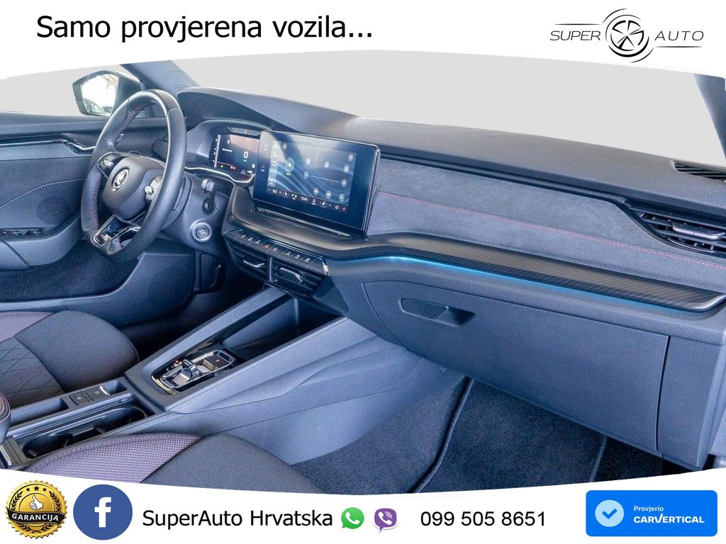 Škoda Octavia Combi RS 2.0 TDI (200 KS) DSG LED+GR SJED+ACC