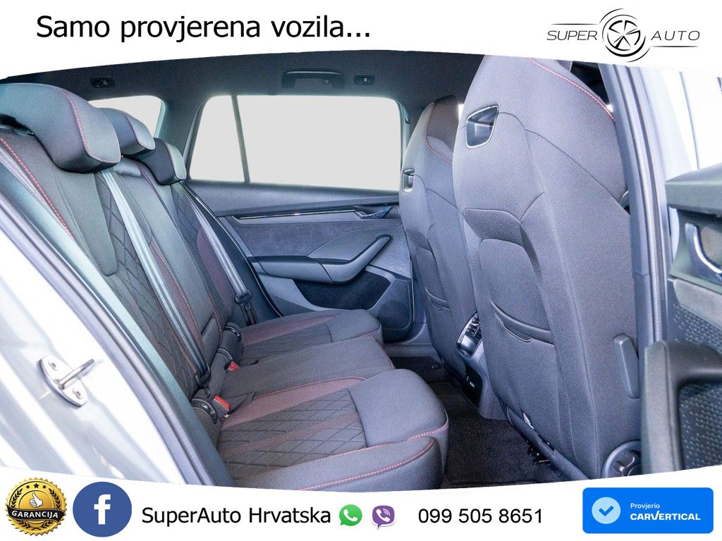 Škoda Octavia Combi RS 2.0 TDI (200 KS) DSG LED+GR SJED+ACC