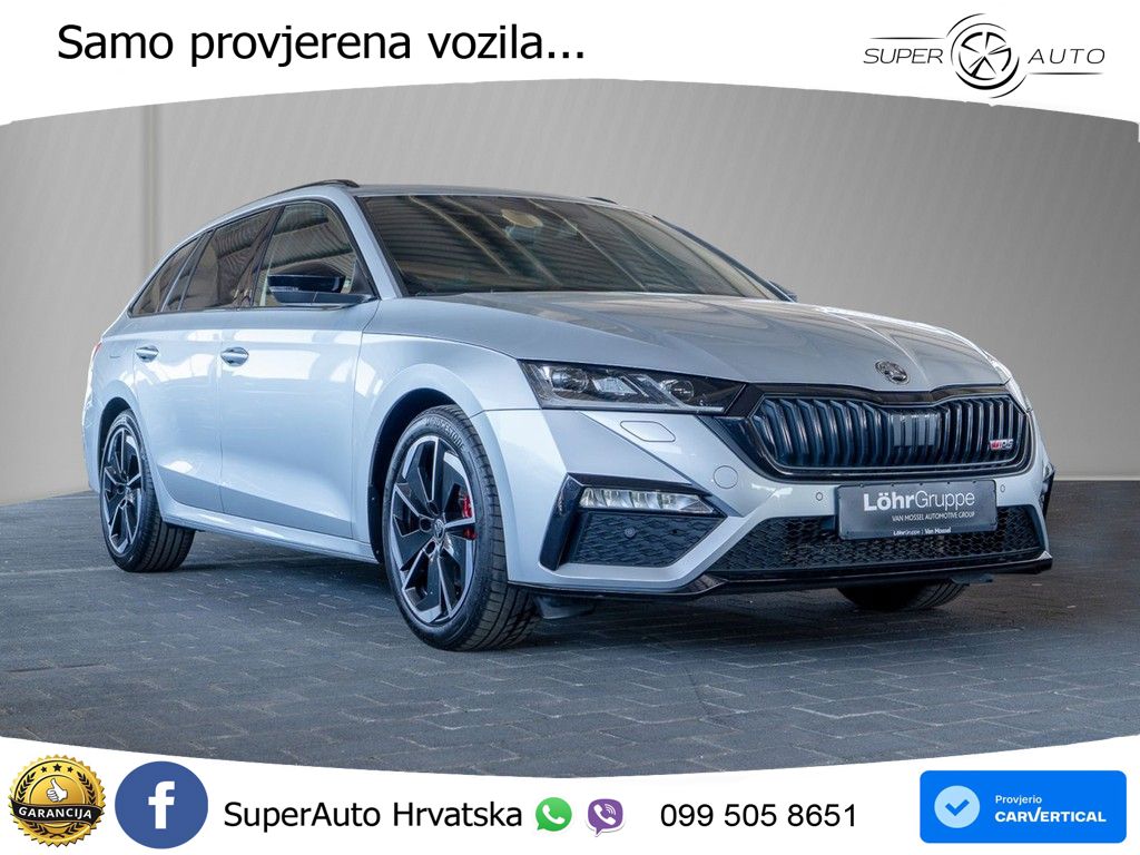 Škoda Octavia Combi RS 2.0 TDI (200 KS) DSG LED+GR SJED+ACC
