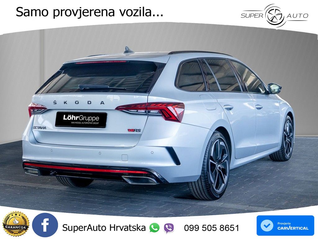 Škoda Octavia Combi RS 2.0 TDI (200 KS) DSG LED+GR SJED+ACC