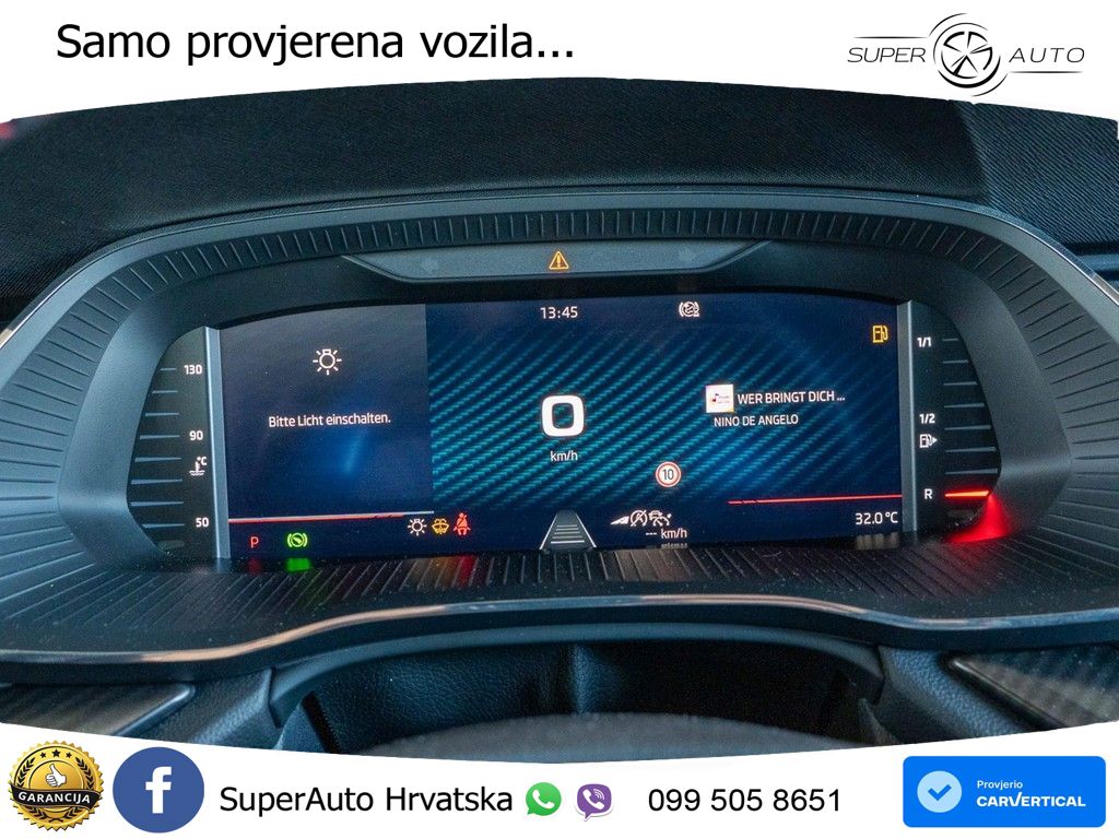 Škoda Octavia Combi RS 2.0 TDI (200 KS) DSG LED+GR SJED+ACC