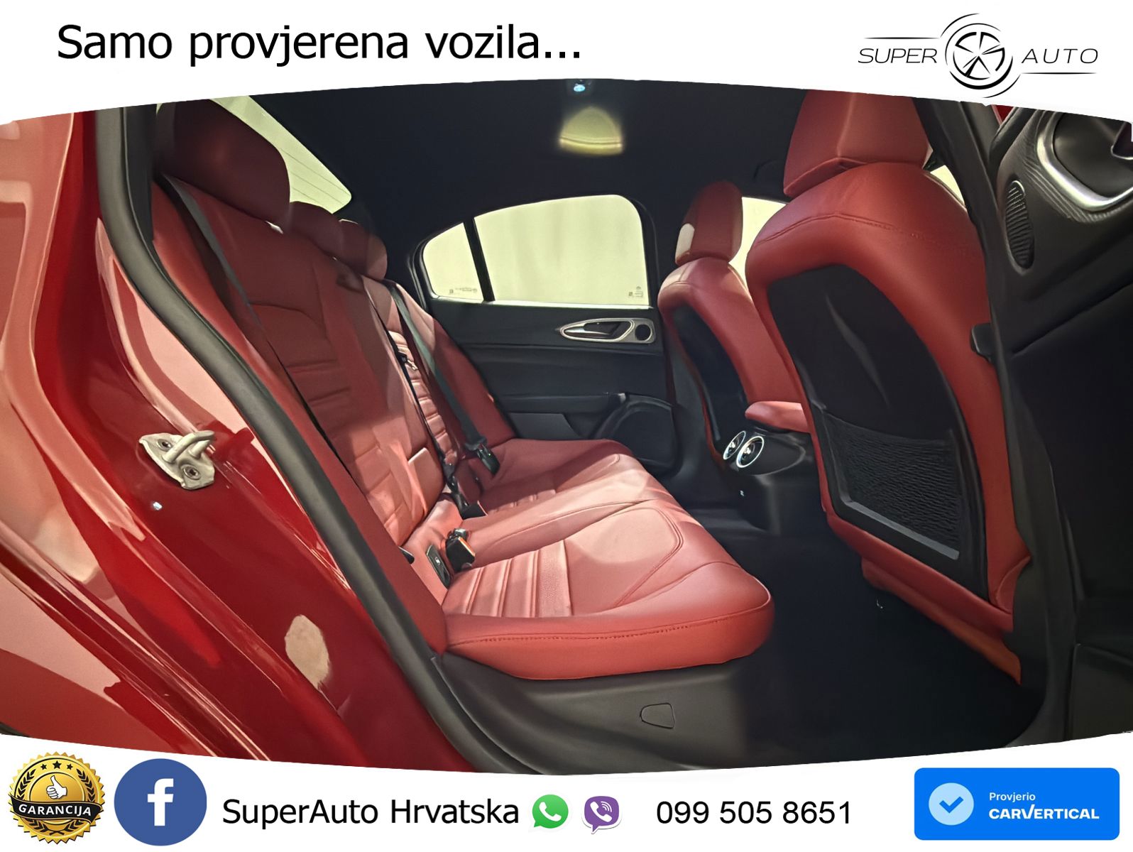 Alfa Romeo Giulia 2.0 Turbo (280 KS) Q4 Automatic LED+GR SJED+ACC