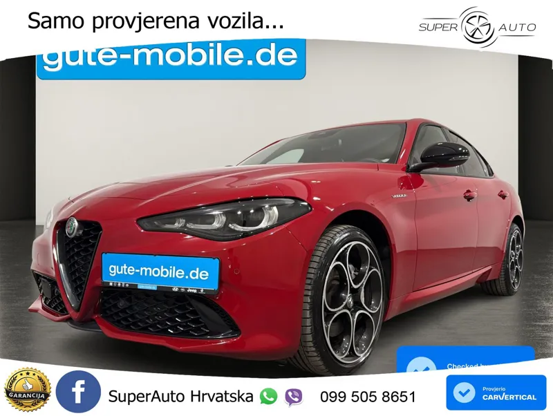 Alfa Romeo Giulia 2.0 Turbo (280 KS) Q4 Automatic LED+GR SJED+ACC