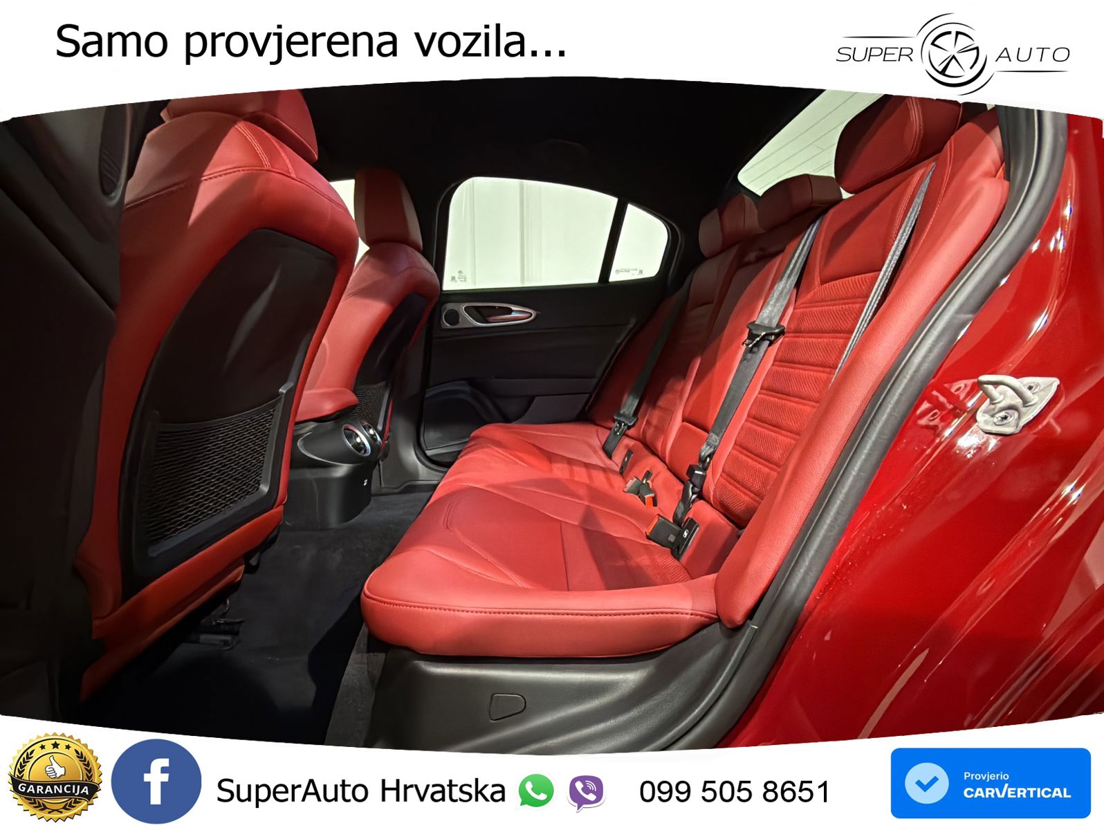 Alfa Romeo Giulia 2.0 Turbo (280 KS) Q4 Automatic LED+GR SJED+ACC