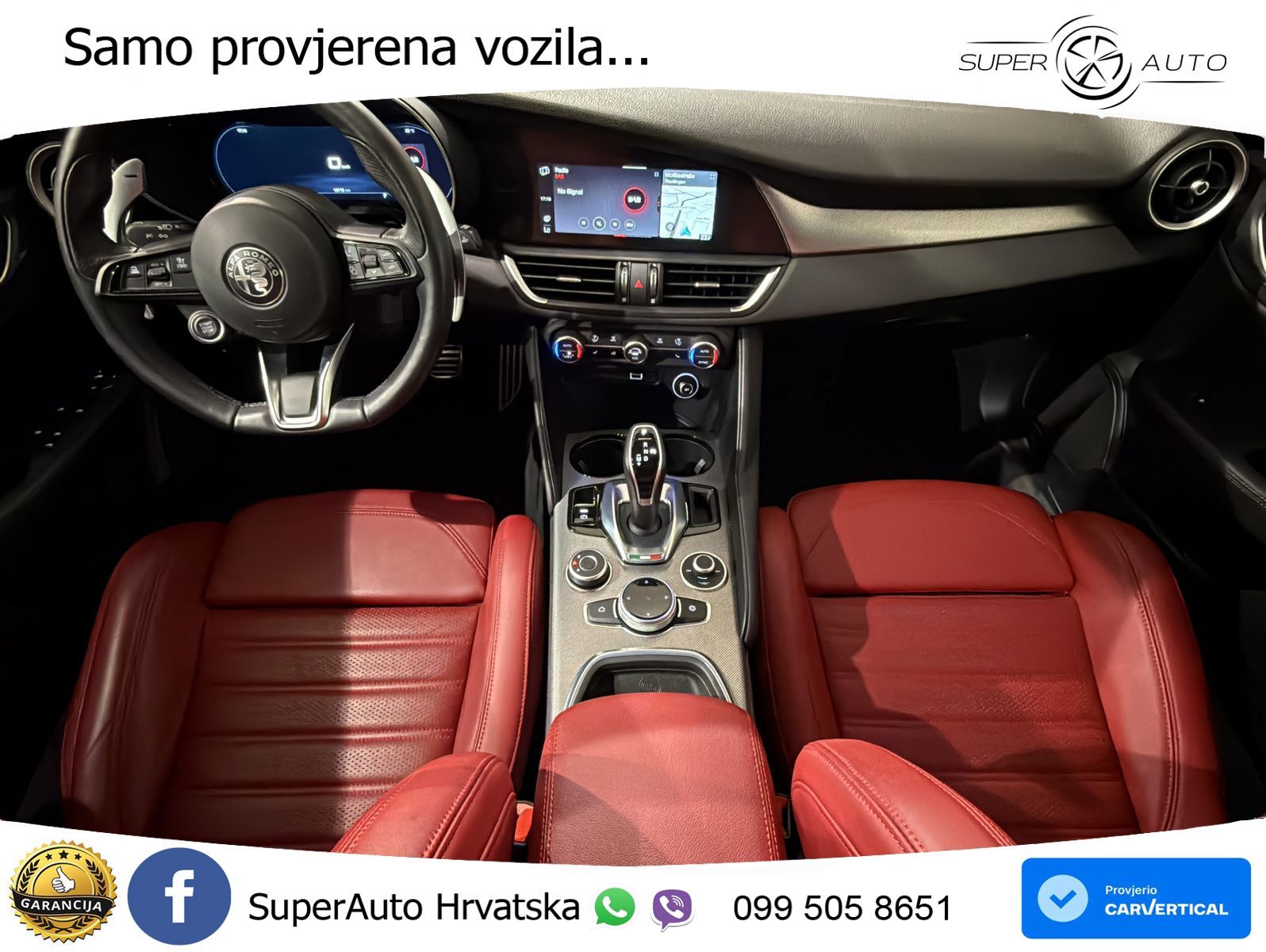 Alfa Romeo Giulia 2.0 Turbo (280 KS) Q4 Automatic LED+GR SJED+ACC
