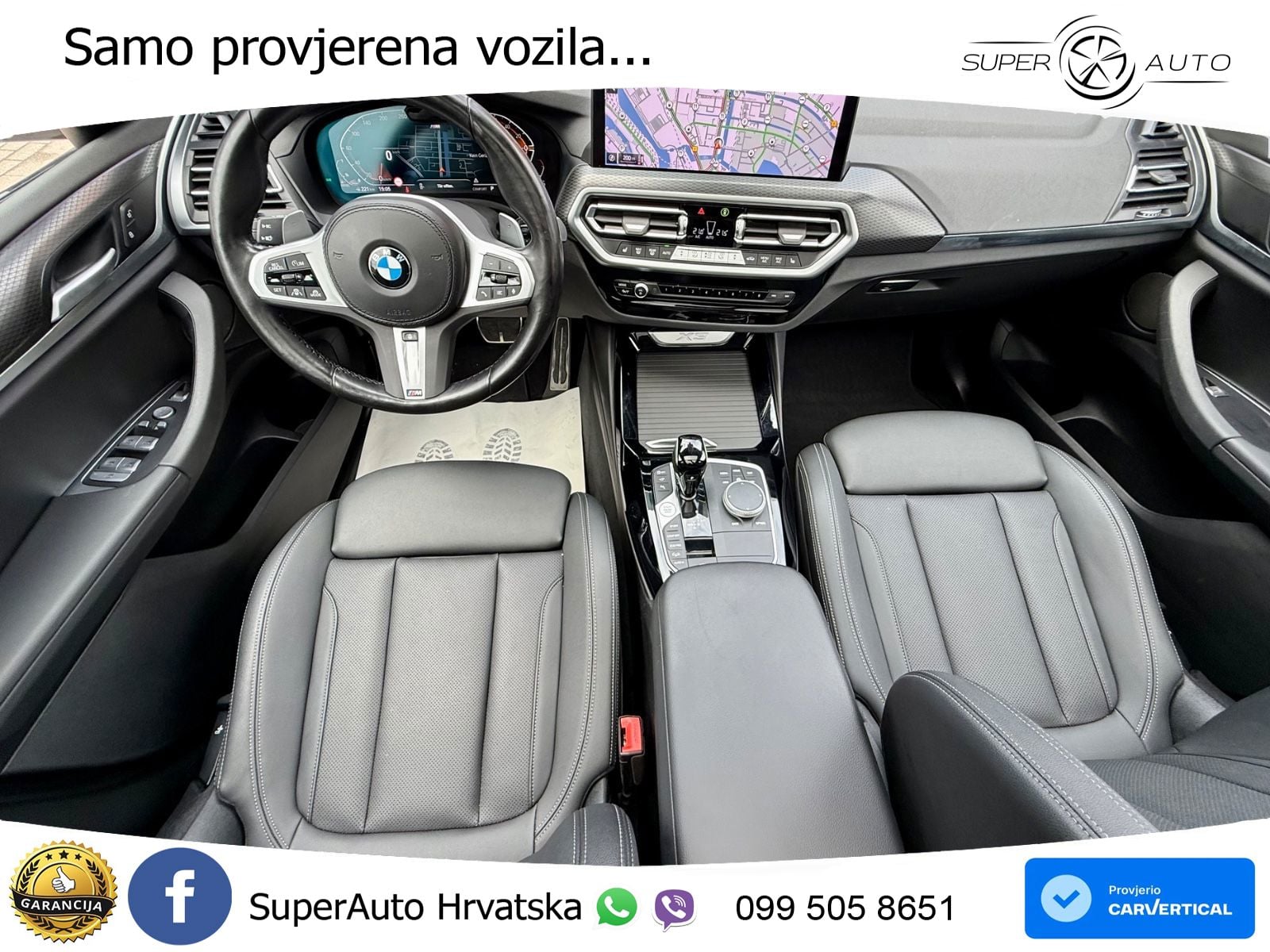 BMW X3 30d xDrive Steptronic M Sport ZRAČNI+ACC+GR SJED+KAM+PANO
