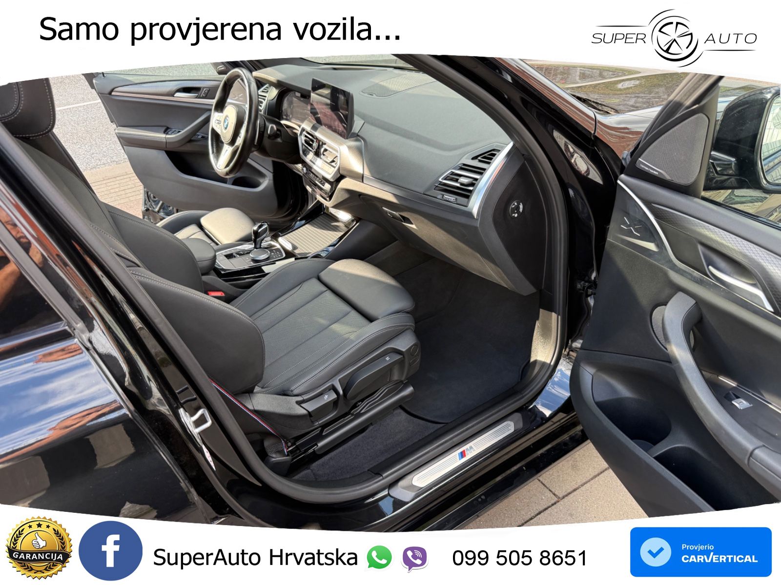 BMW X3 30d xDrive Steptronic M Sport ZRAČNI+ACC+GR SJED+KAM+PANO