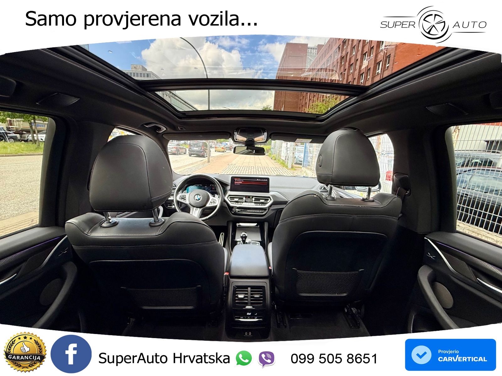 BMW X3 30d xDrive Steptronic M Sport ZRAČNI+ACC+GR SJED+KAM+PANO