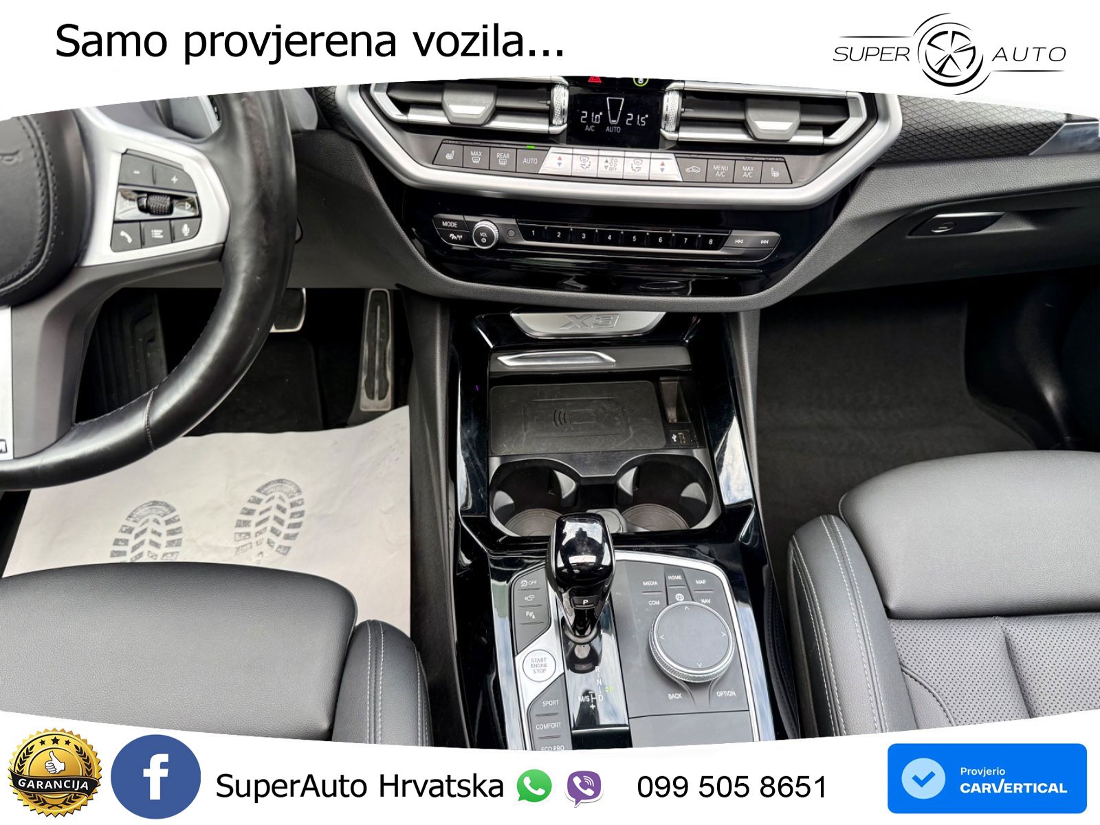 BMW X3 30d xDrive Steptronic M Sport ZRAČNI+ACC+GR SJED+KAM+PANO
