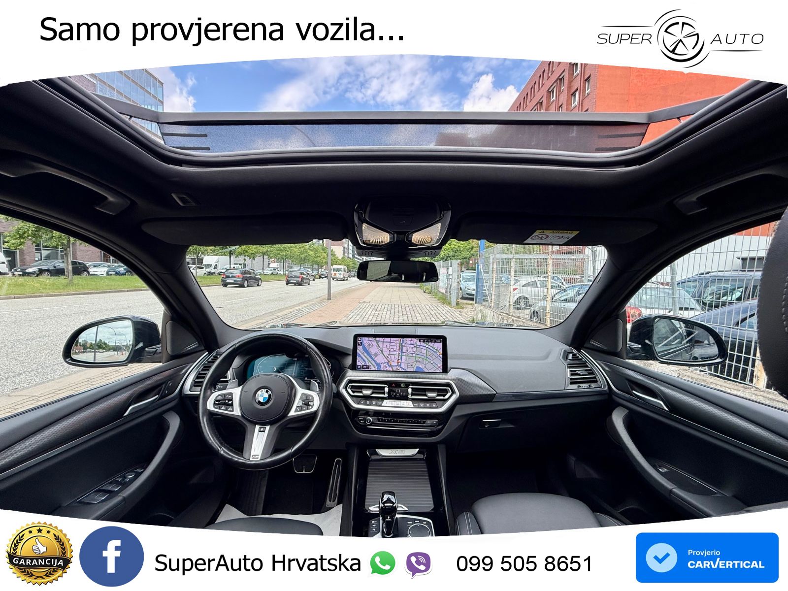 BMW X3 30d xDrive Steptronic M Sport ZRAČNI+ACC+GR SJED+KAM+PANO