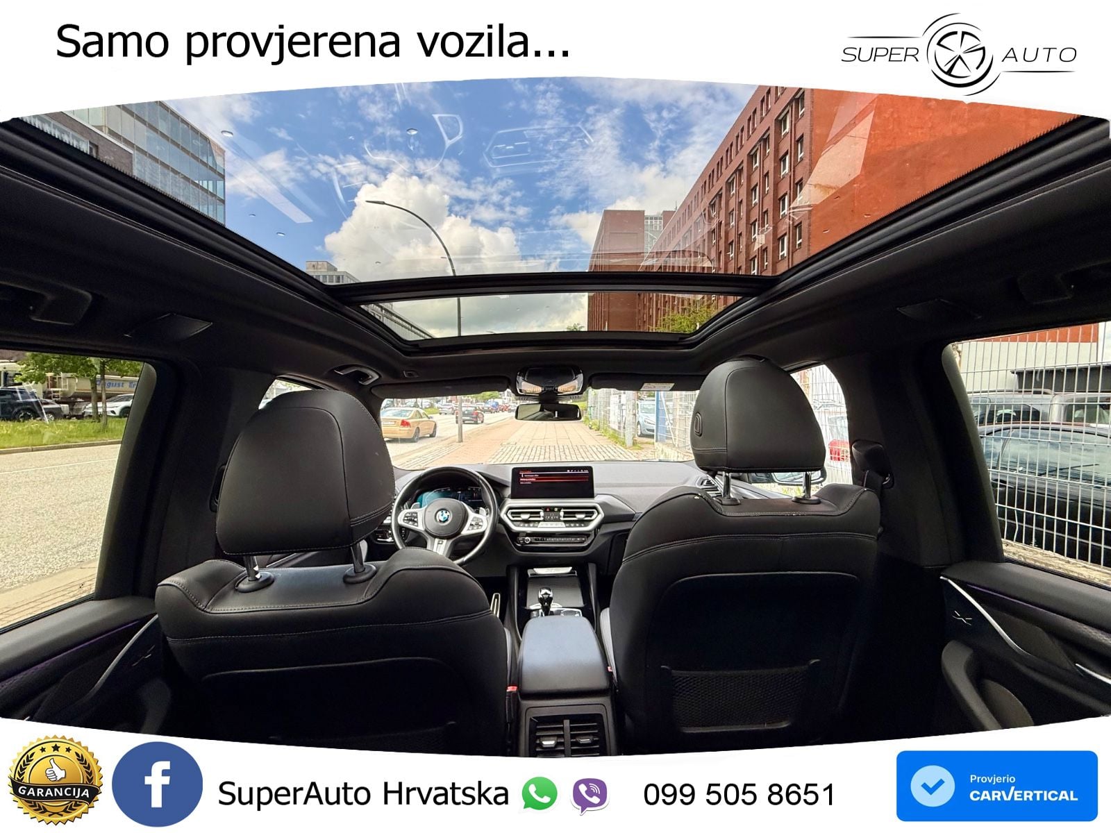 BMW X3 30d xDrive Steptronic M Sport ZRAČNI+ACC+GR SJED+KAM+PANO