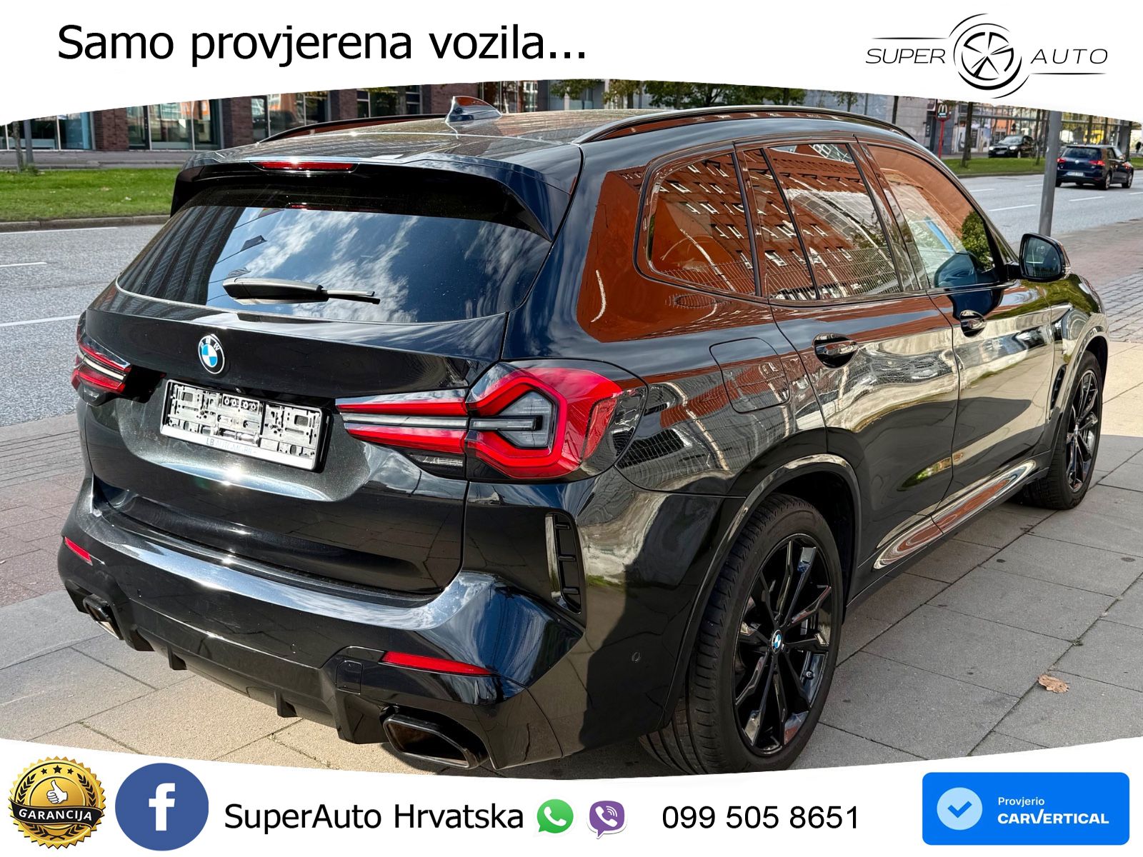 BMW X3 30d xDrive Steptronic M Sport ZRAČNI+ACC+GR SJED+KAM+PANO