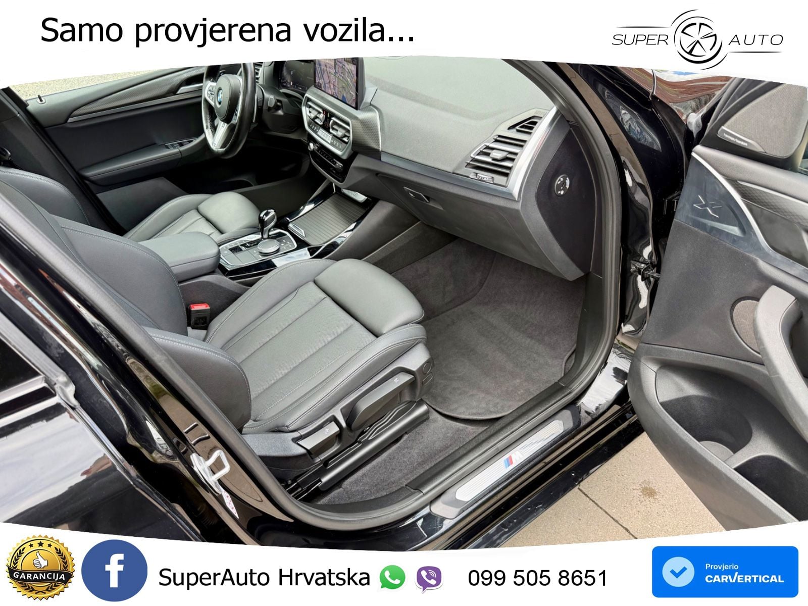 BMW X3 30d xDrive Steptronic M Sport ZRAČNI+ACC+GR SJED+KAM+PANO