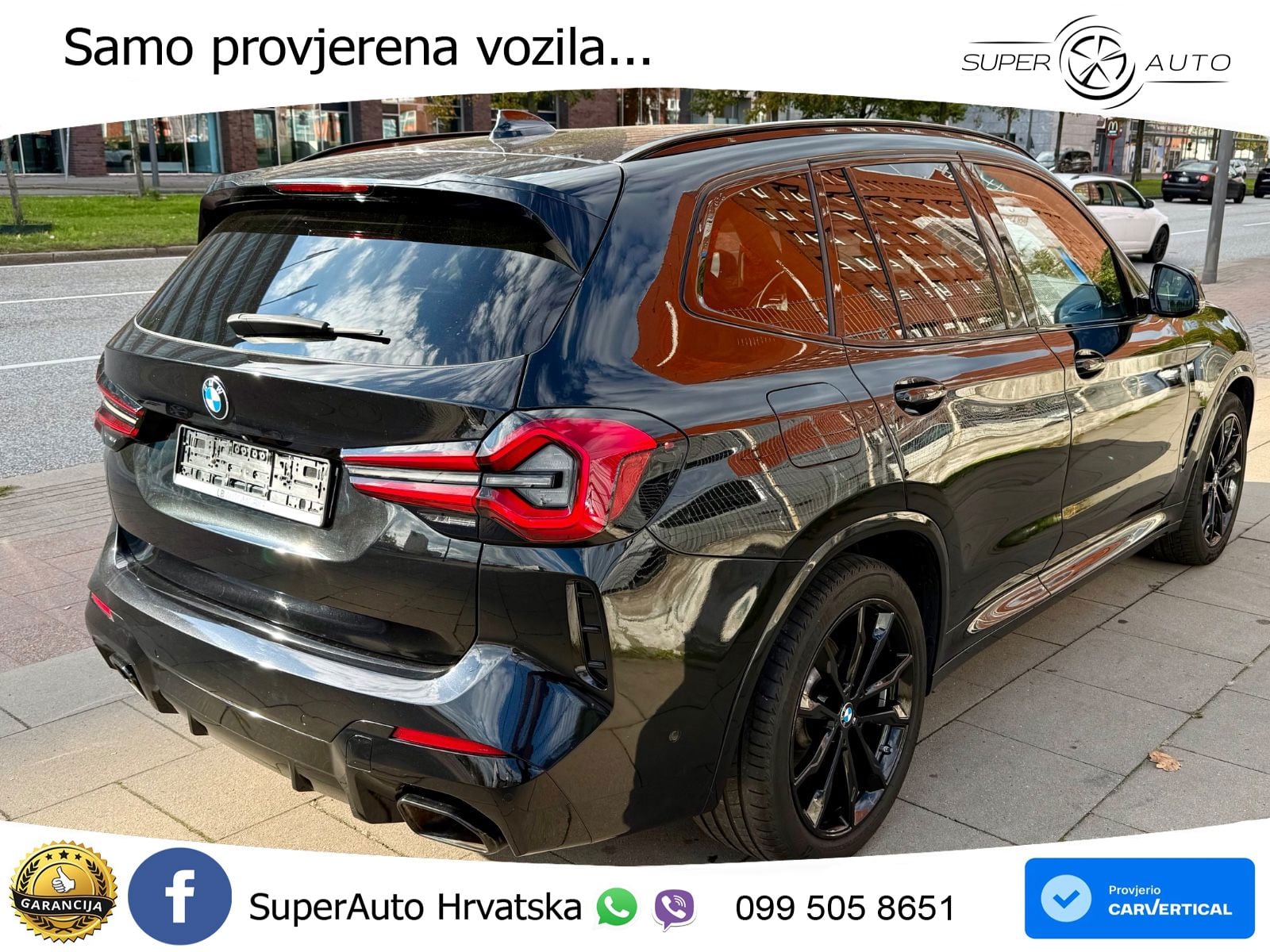 BMW X3 30d xDrive Steptronic M Sport ZRAČNI+ACC+GR SJED+KAM+PANO