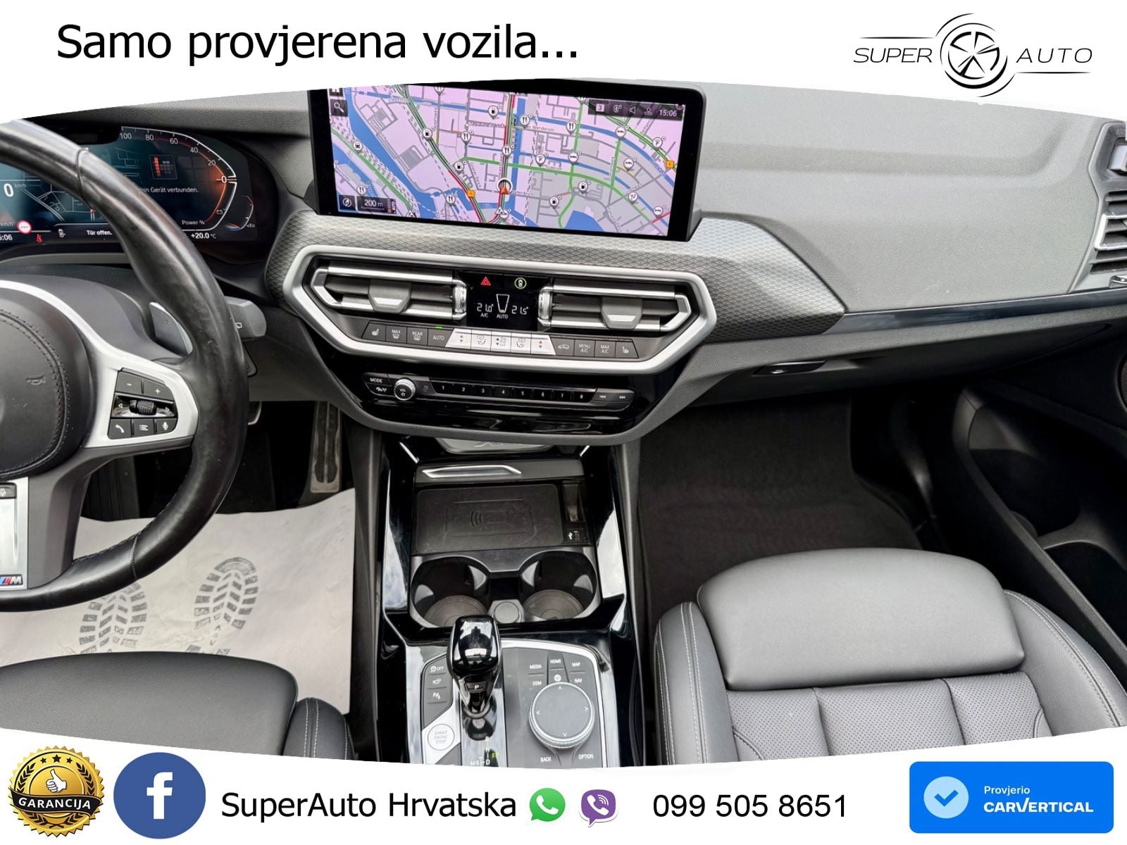 BMW X3 30d xDrive Steptronic M Sport ZRAČNI+ACC+GR SJED+KAM+PANO