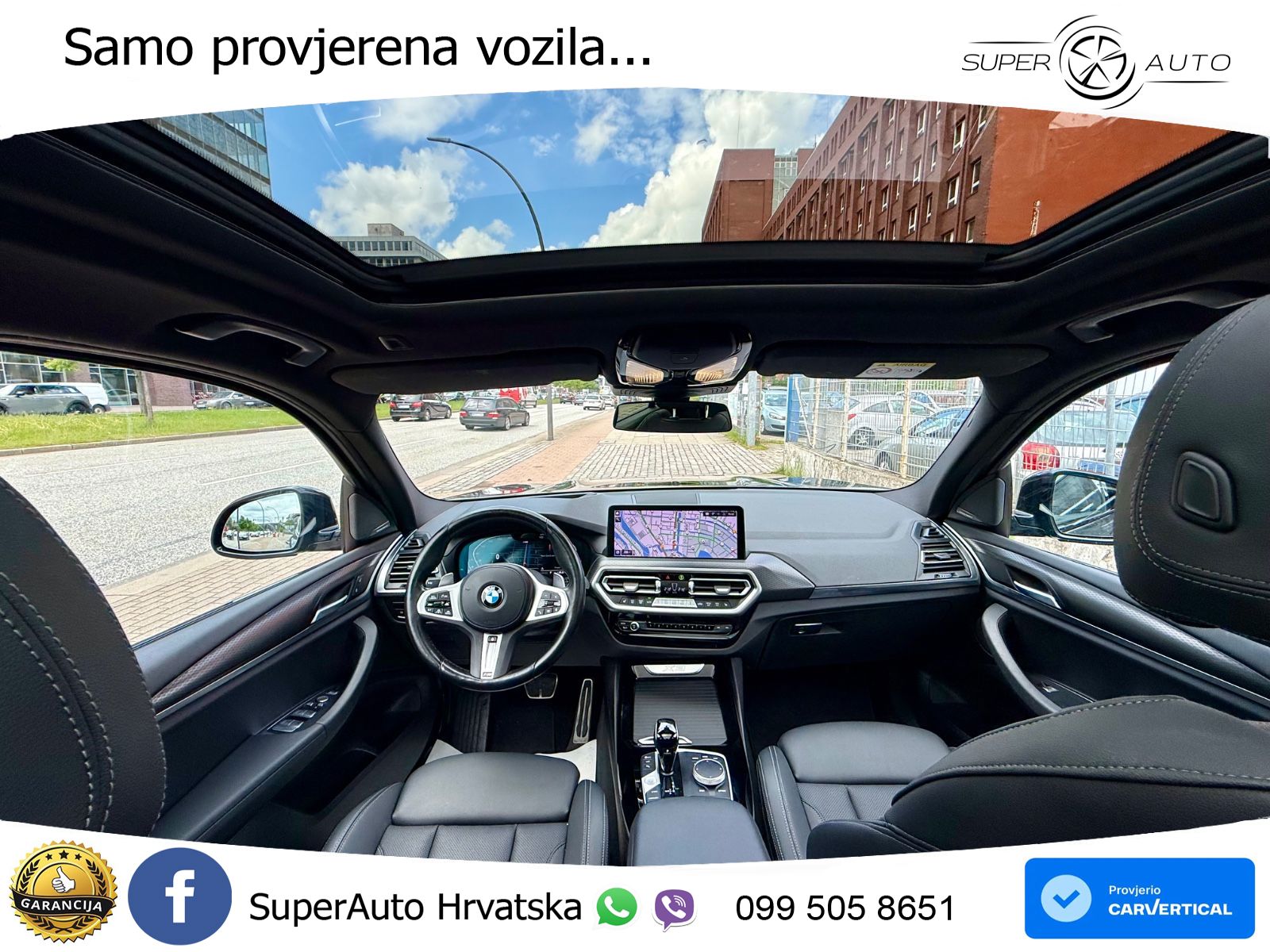 BMW X3 30d xDrive Steptronic M Sport ZRAČNI+ACC+GR SJED+KAM+PANO