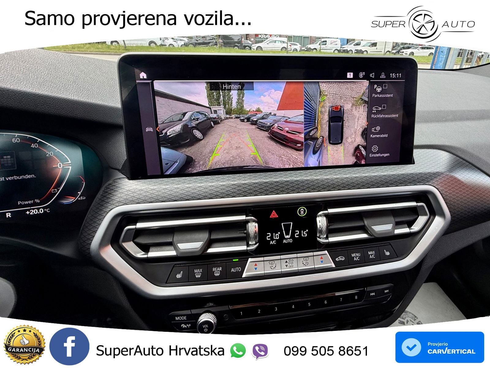 BMW X3 30d xDrive Steptronic M Sport ZRAČNI+ACC+GR SJED+KAM+PANO
