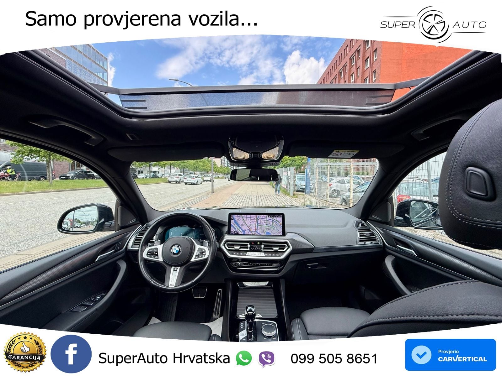BMW X3 30d xDrive Steptronic M Sport ZRAČNI+ACC+GR SJED+KAM+PANO