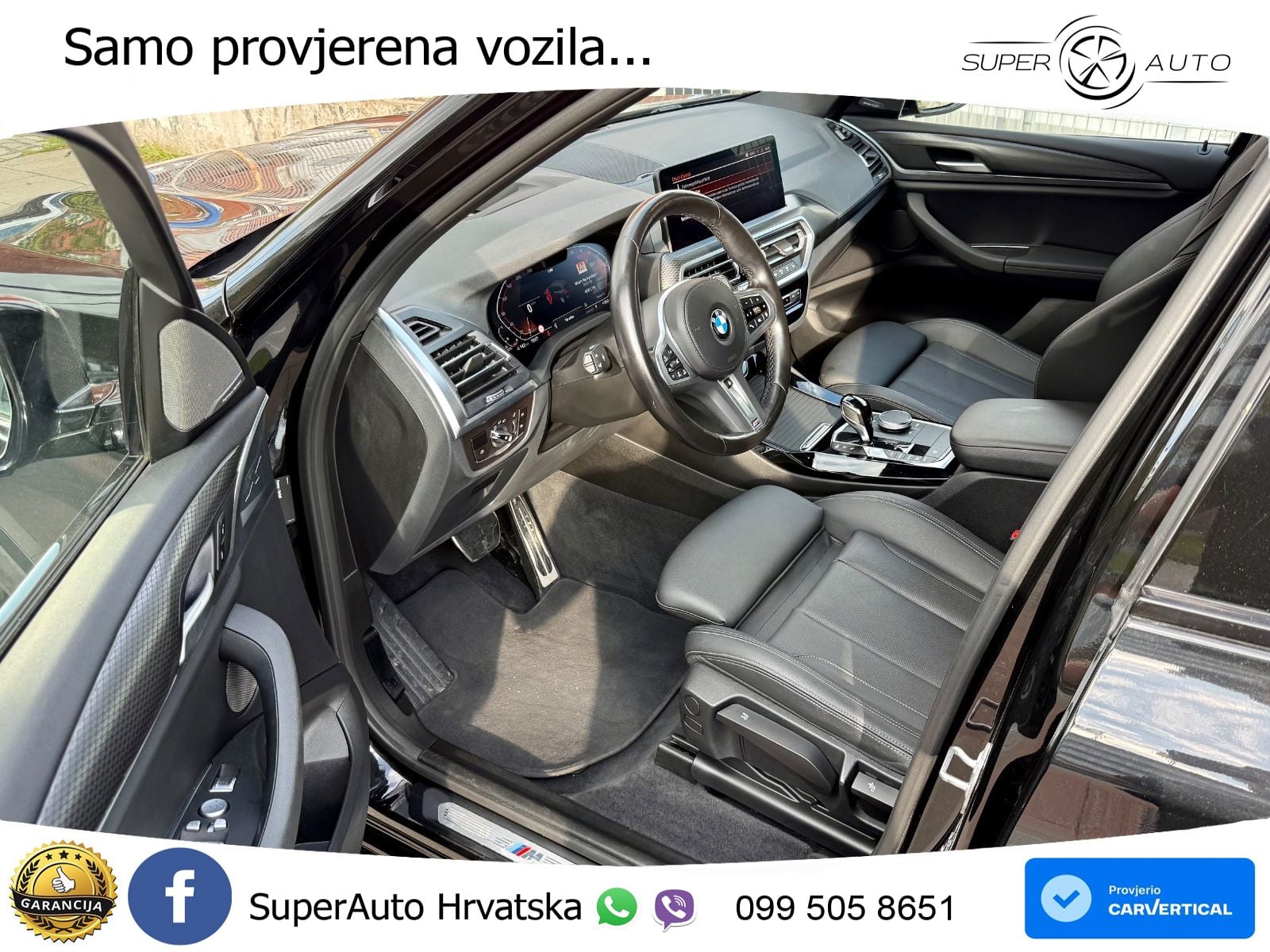 BMW X3 30d xDrive Steptronic M Sport ZRAČNI+ACC+GR SJED+KAM+PANO