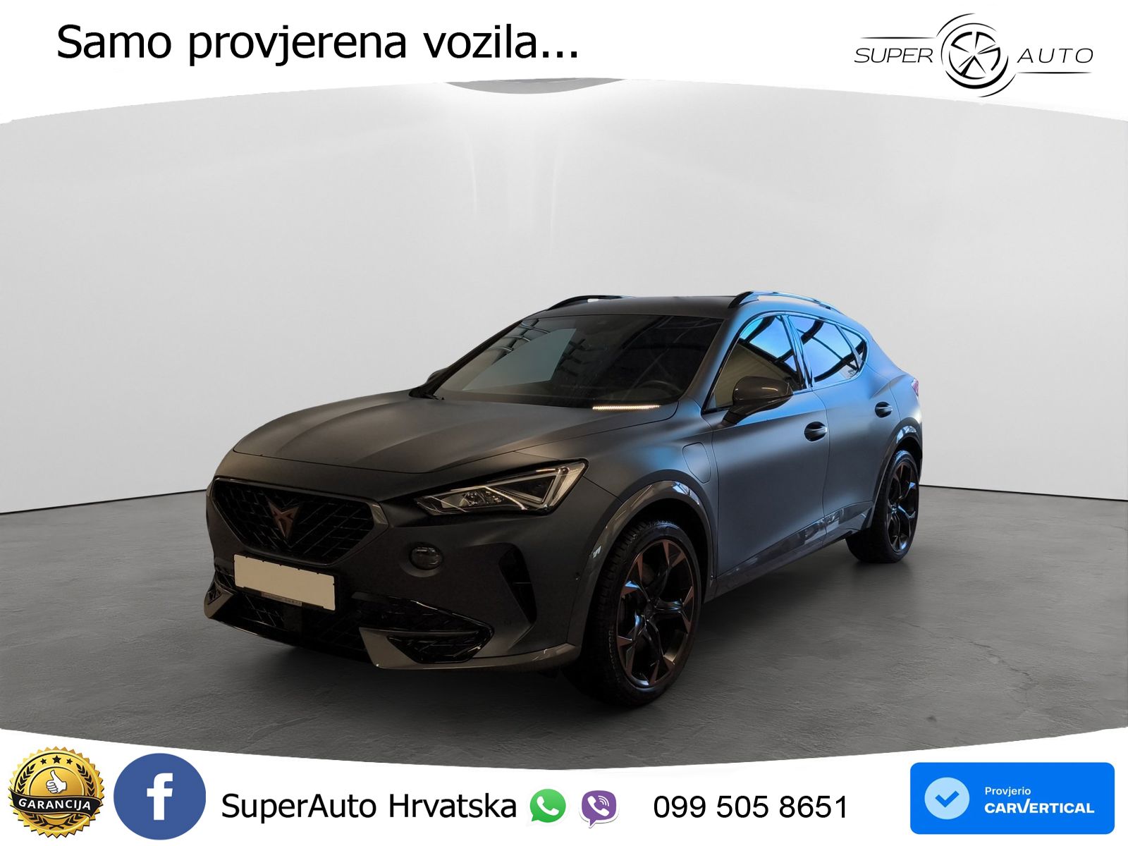 Cupra Formentor 1.4 TSI (245 KS) e-Hybrid DSG VZ LED+GR SJED+ACC