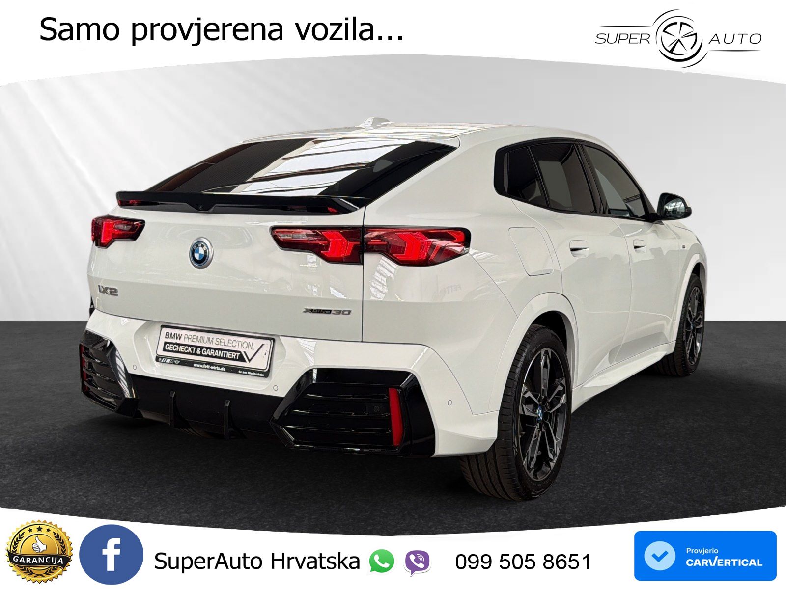 BMW iX2 66.5 kWh (313 KS) xDrive30