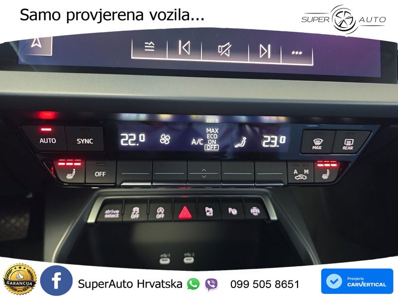 Audi A3 35 TFSI (150 KS) S tronic LED+GR SJED+ACC