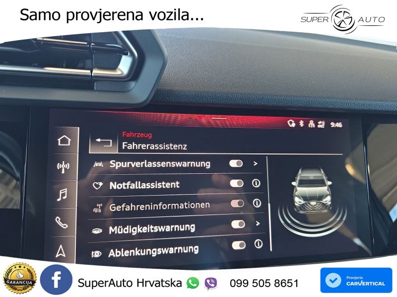 Audi A3 35 TFSI (150 KS) S tronic LED+GR SJED+ACC