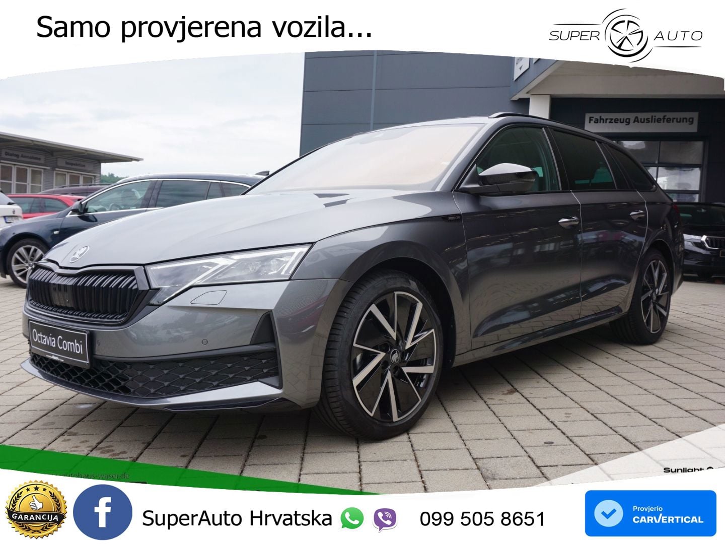 Škoda Octavia Combi 2.0 TDI (150 KS) DSG SportLine LED+GR SJED+ACC