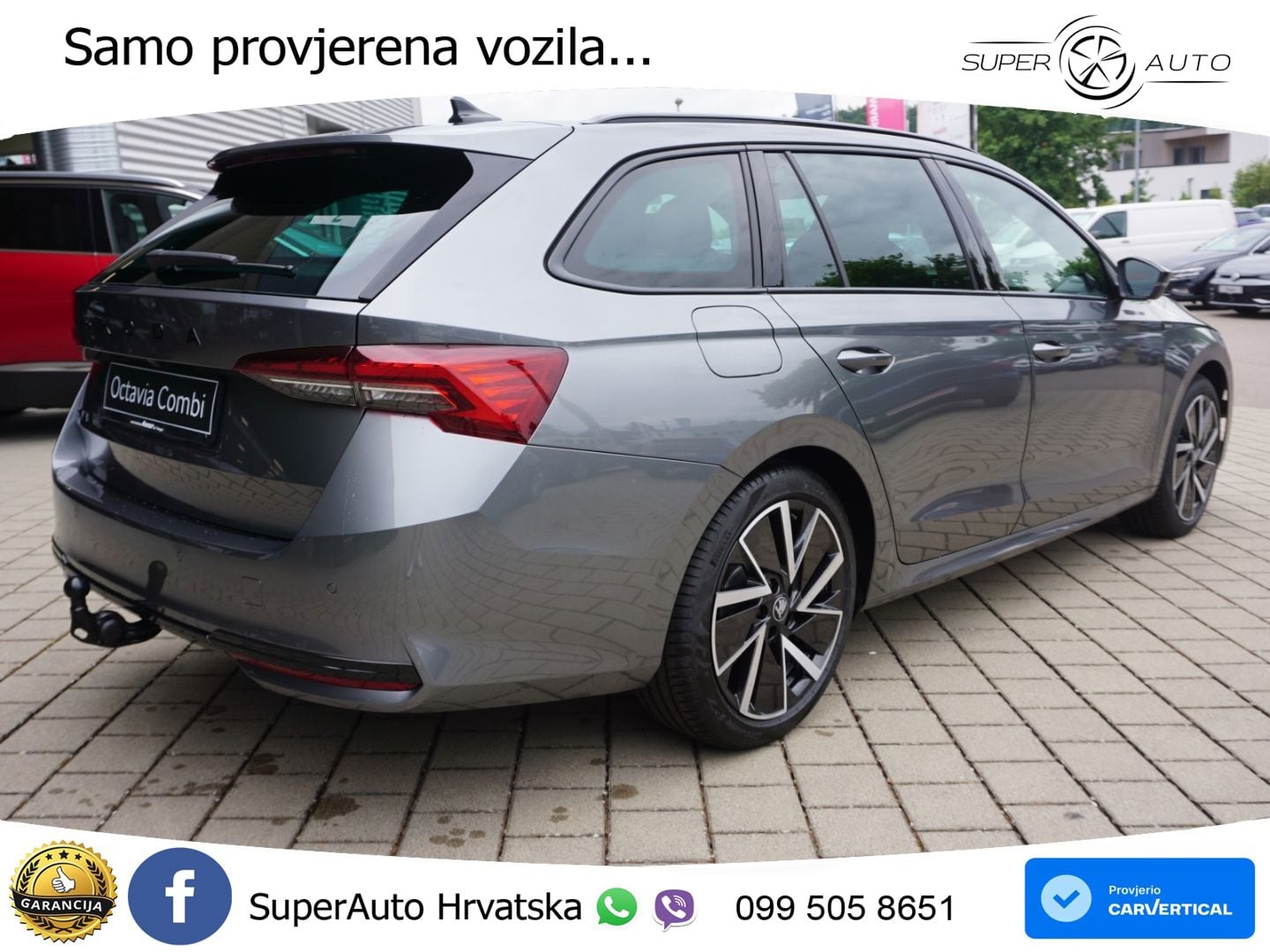 Škoda Octavia Combi 2.0 TDI (150 KS) DSG SportLine LED+GR SJED+ACC