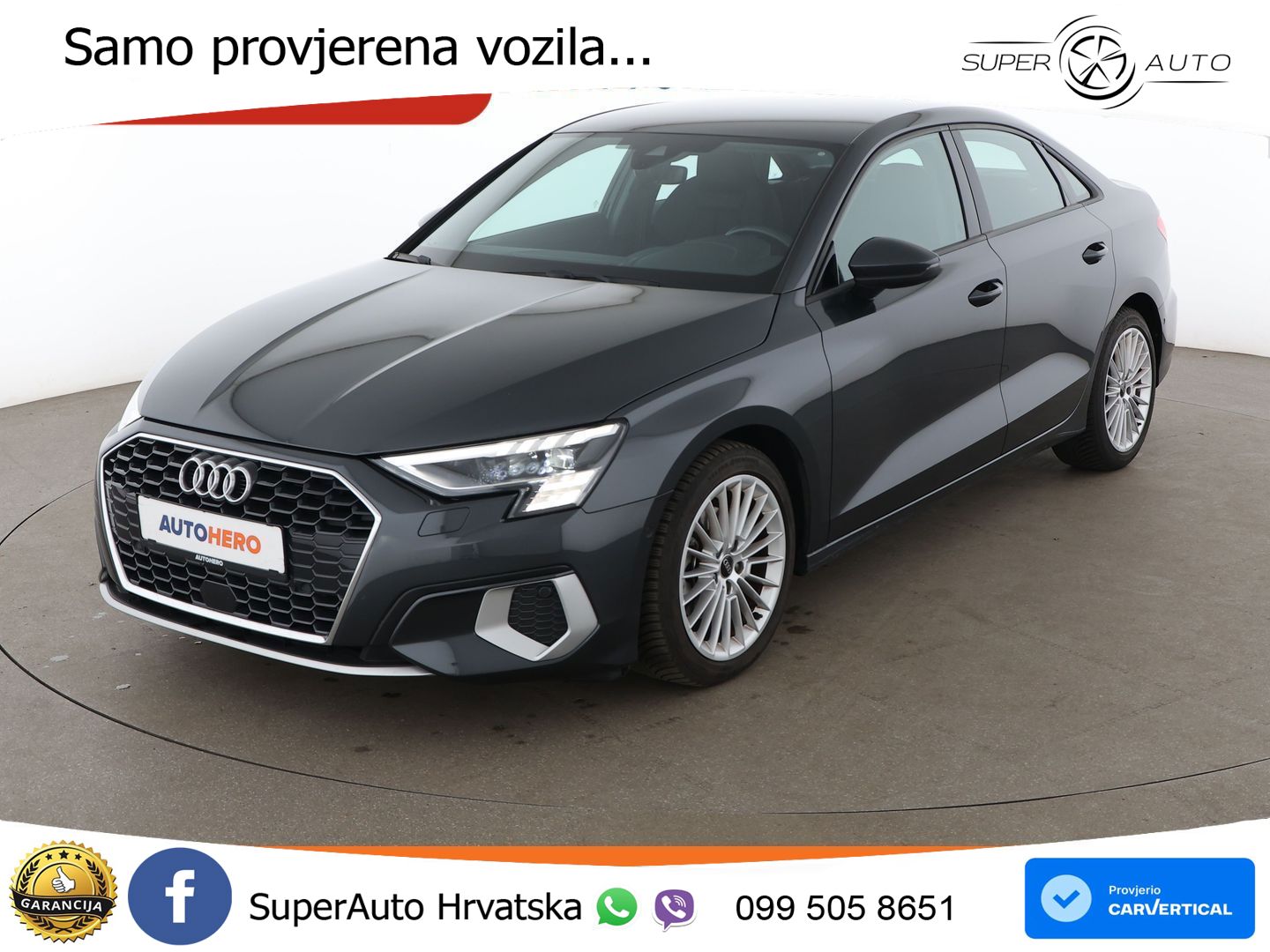 Audi A3 Limuzina 35 TFSI (150 KS) S tronic advanced LED+GR SJED+ACC
