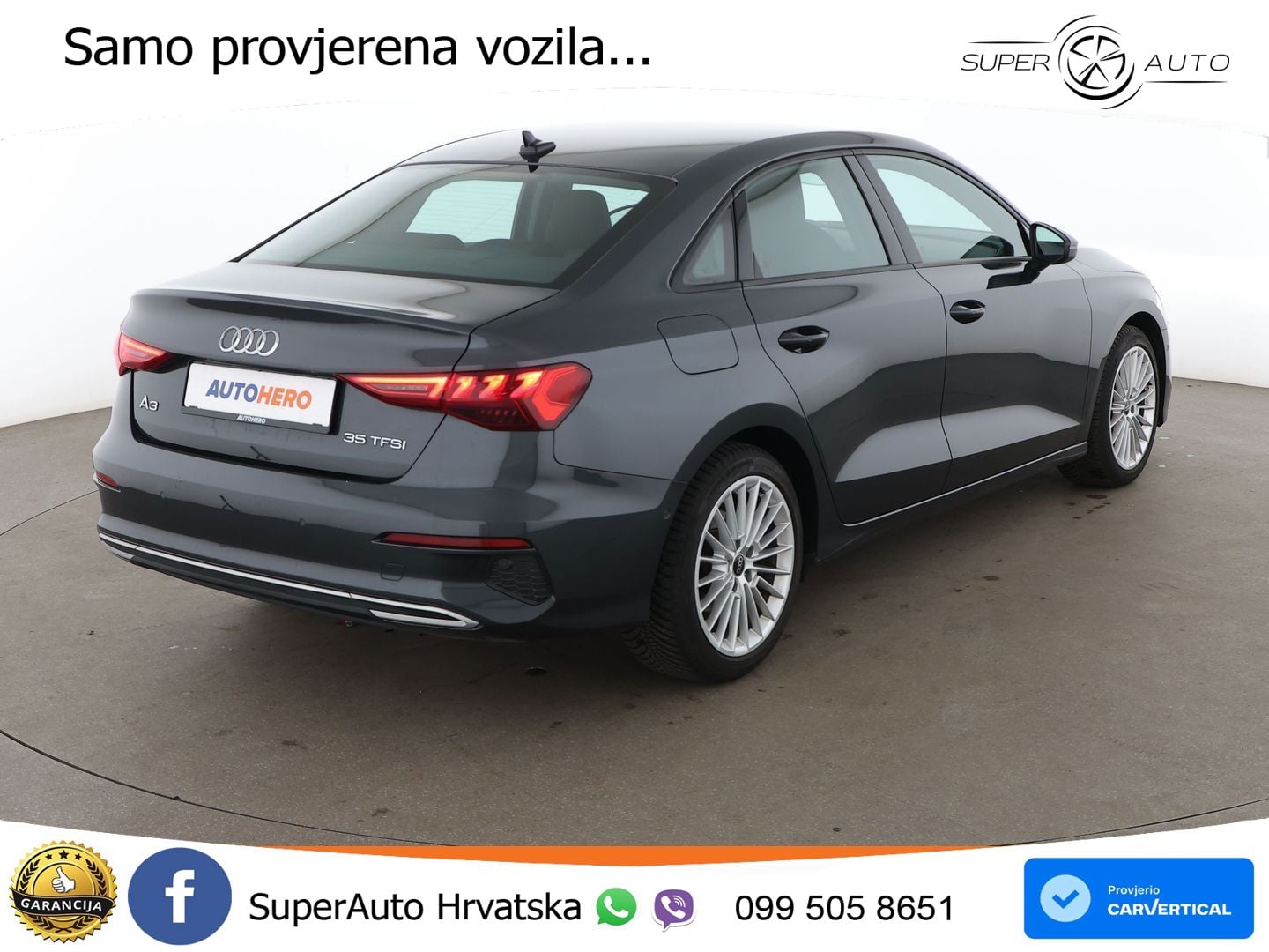 Audi A3 Limuzina 35 TFSI (150 KS) S tronic advanced LED+GR SJED+ACC
