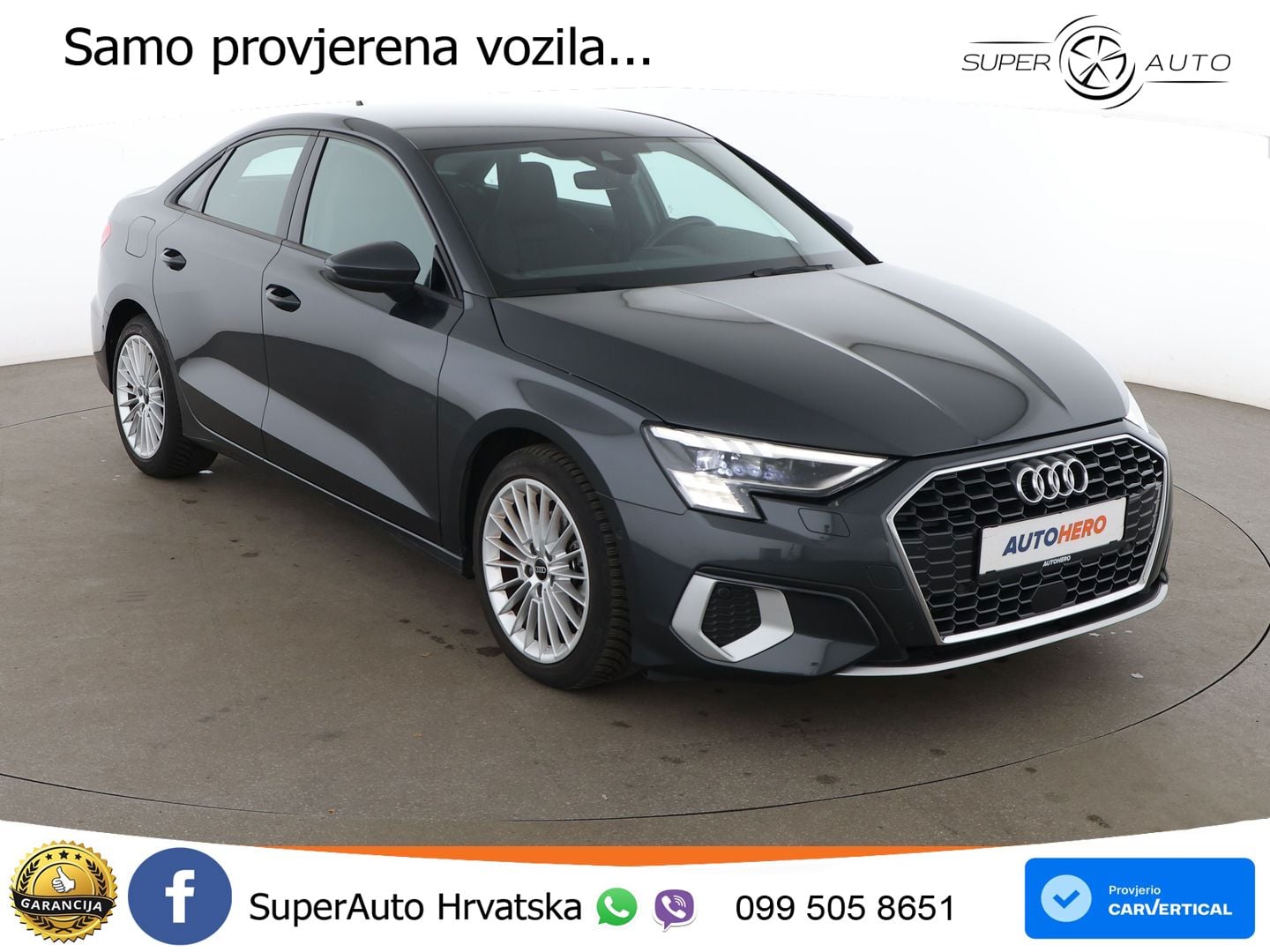 Audi A3 Limuzina 35 TFSI (150 KS) S tronic advanced LED+GR SJED+ACC