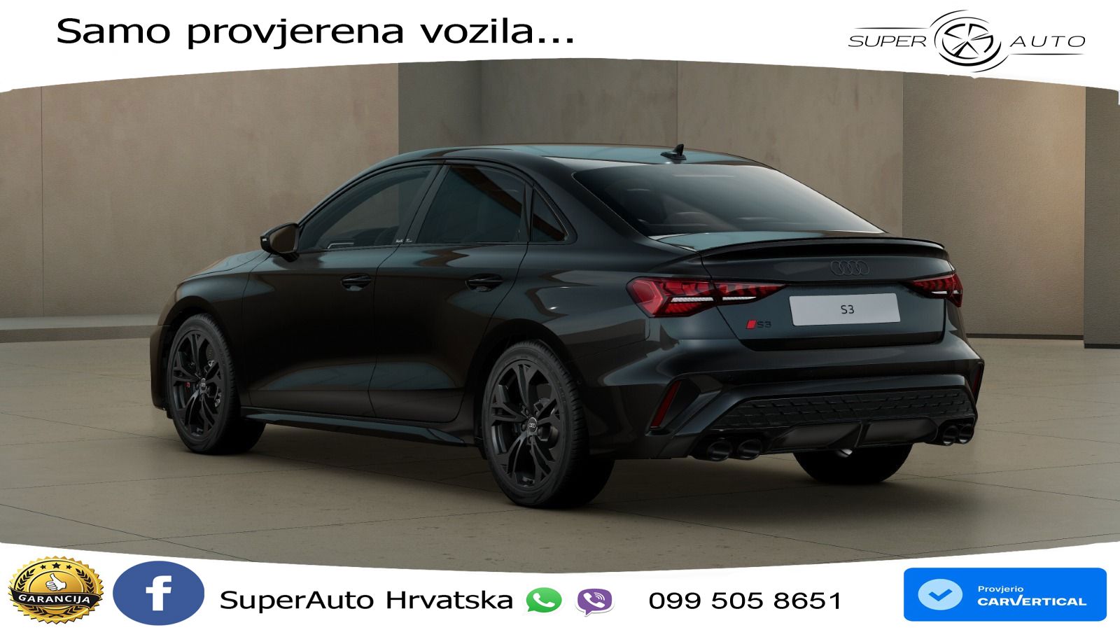 Audi S3 Limuzina 2.0 TFSI (333 KS) quattro S tronic
