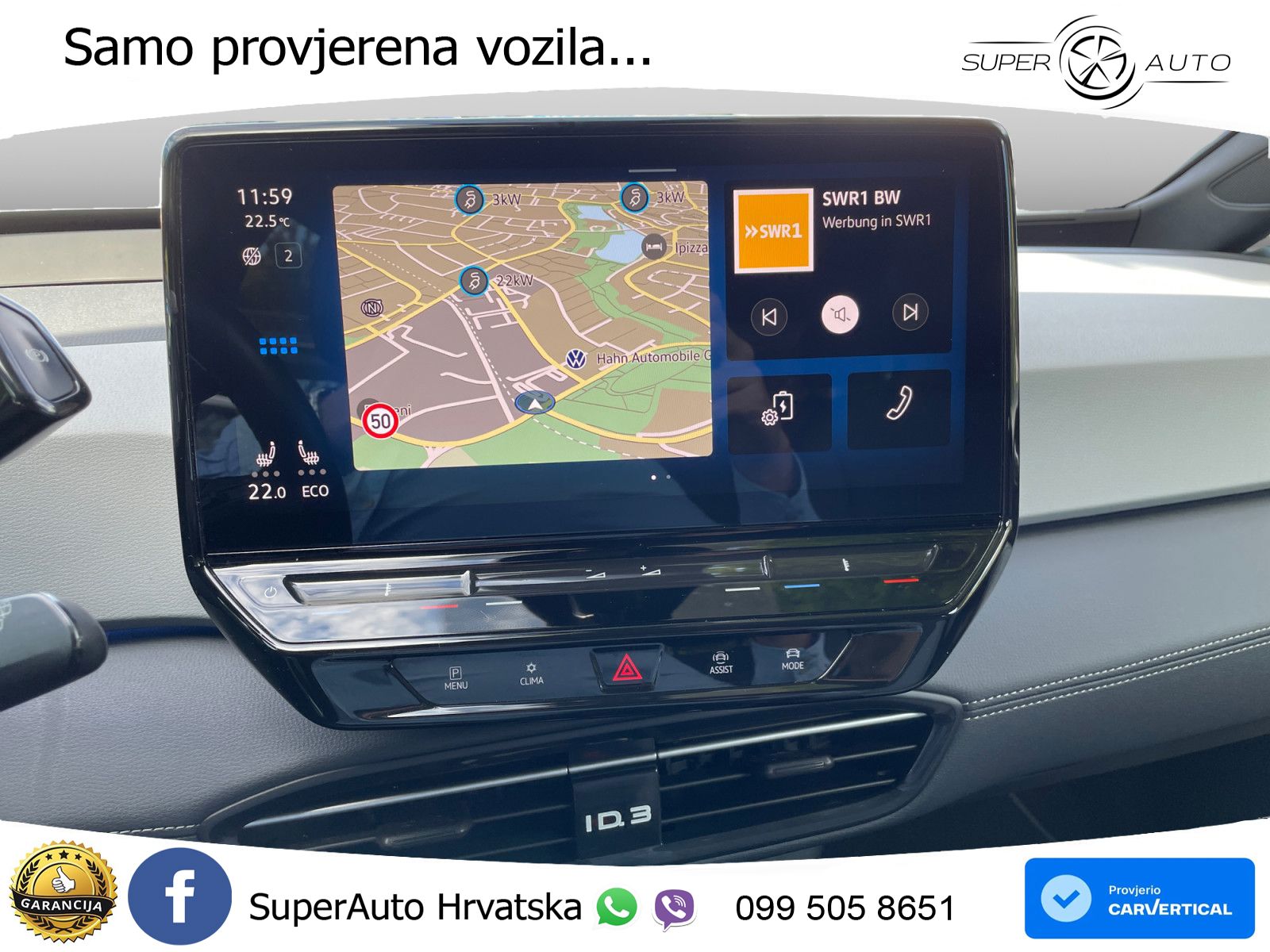 Volkswagen ID.3 Pro 62 kWh (204 KS) LED+GR SJED+ACC