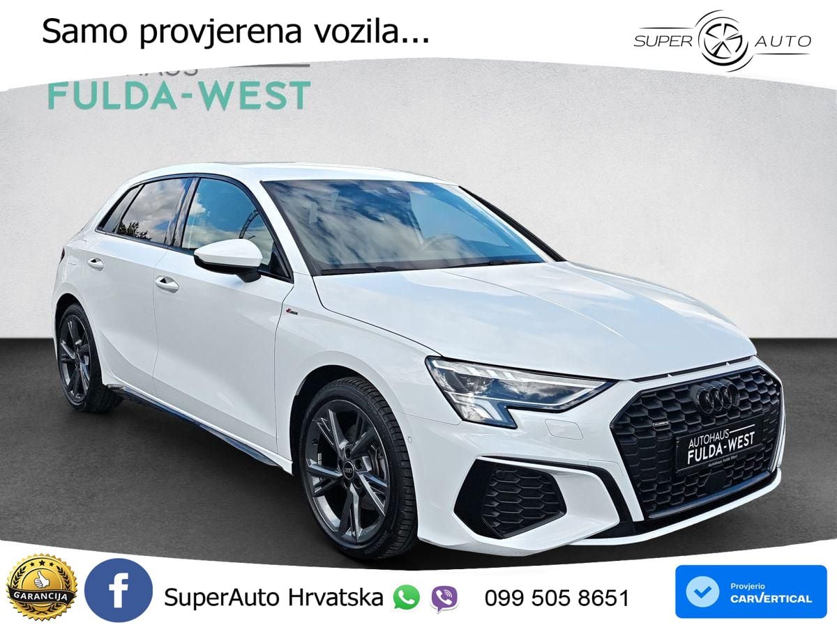 Audi A3 40 TDI (200 KS) quattro S tronic S line LED+GR SJED+ACC